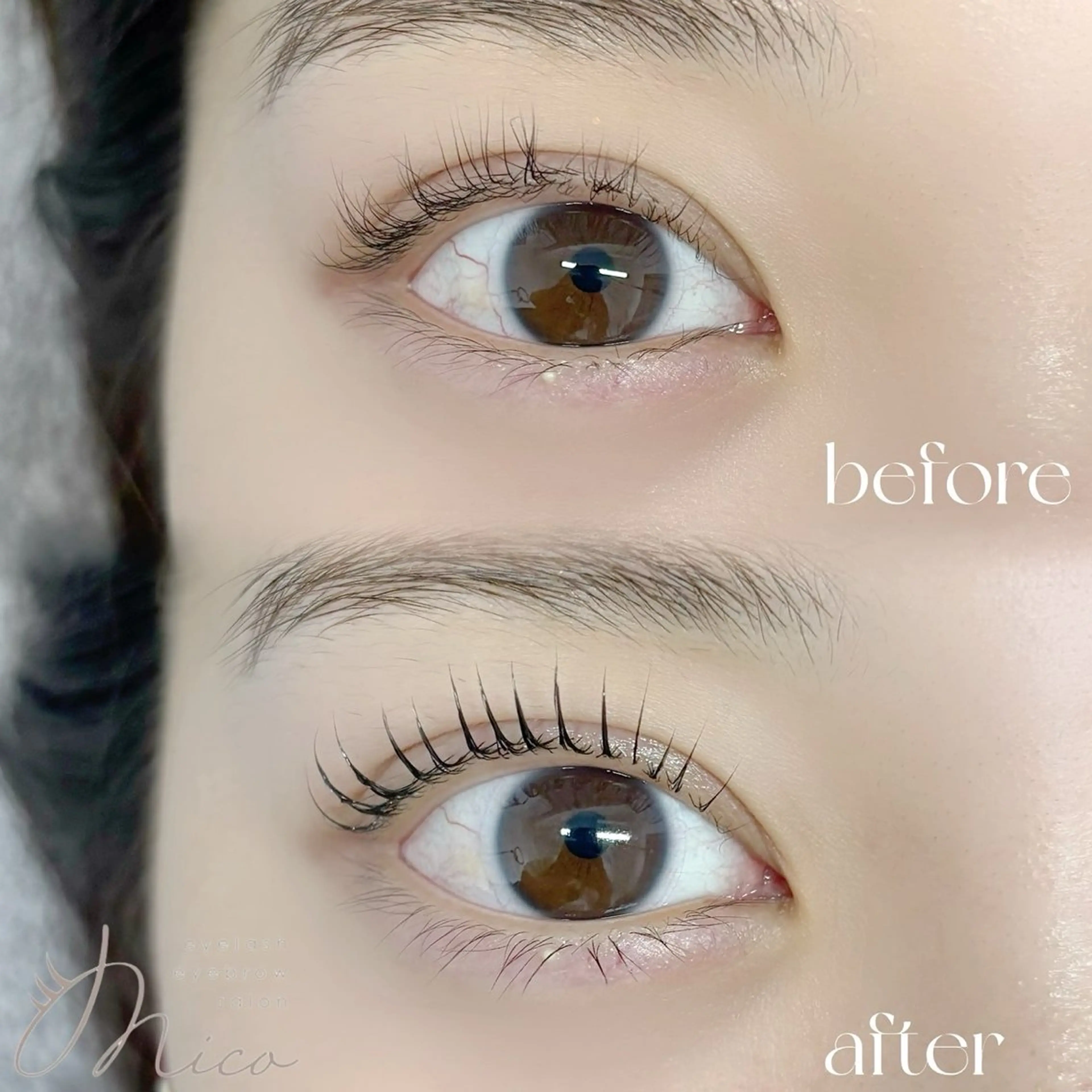 下まつげパーマ【トリートメント+コーティング付き】🎀✨※募集期間4/9~30、月曜日~木曜日までの写真