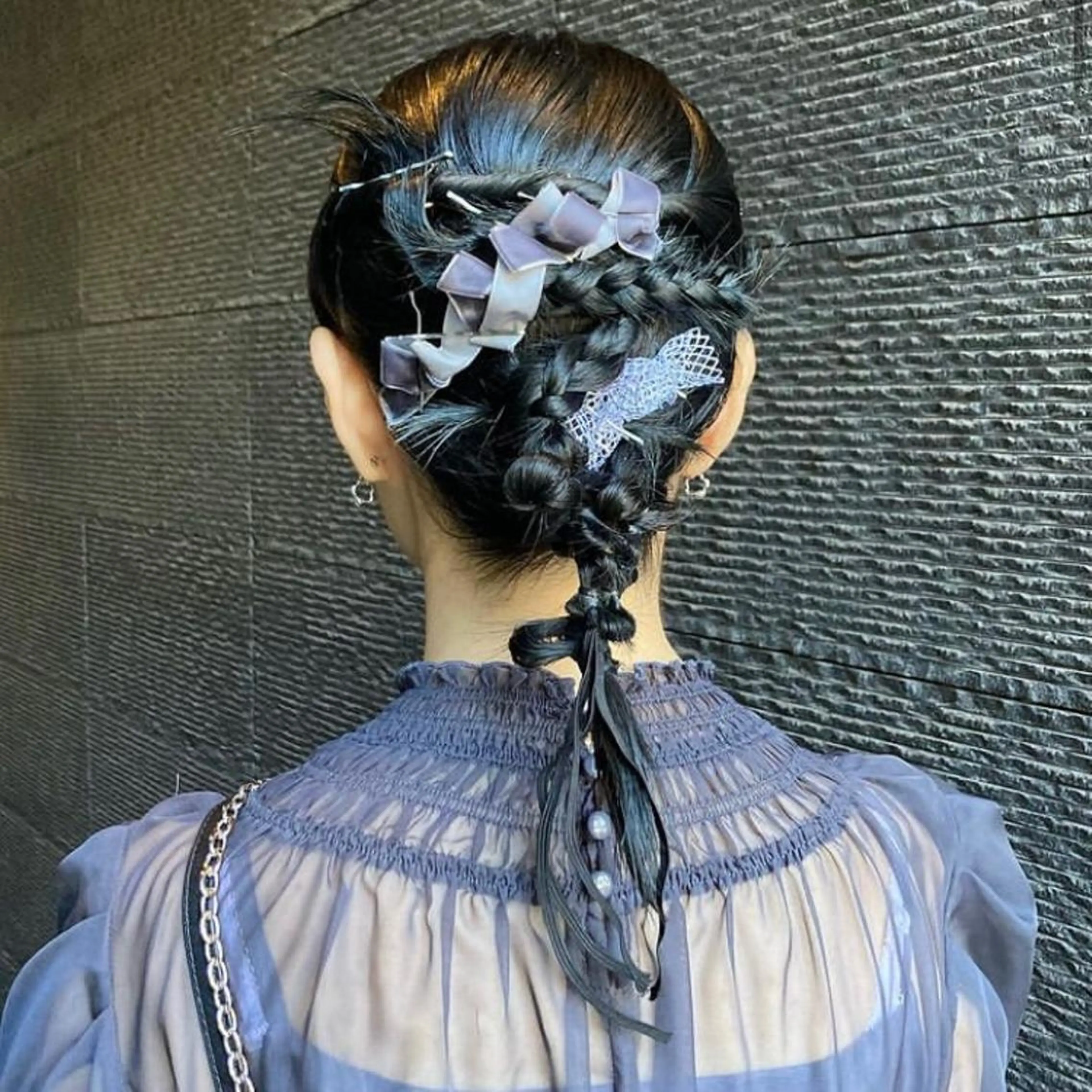 ミディアム ヘアアレンジ ヘアセット KAWATOKO MISUZUのヘアスタイル