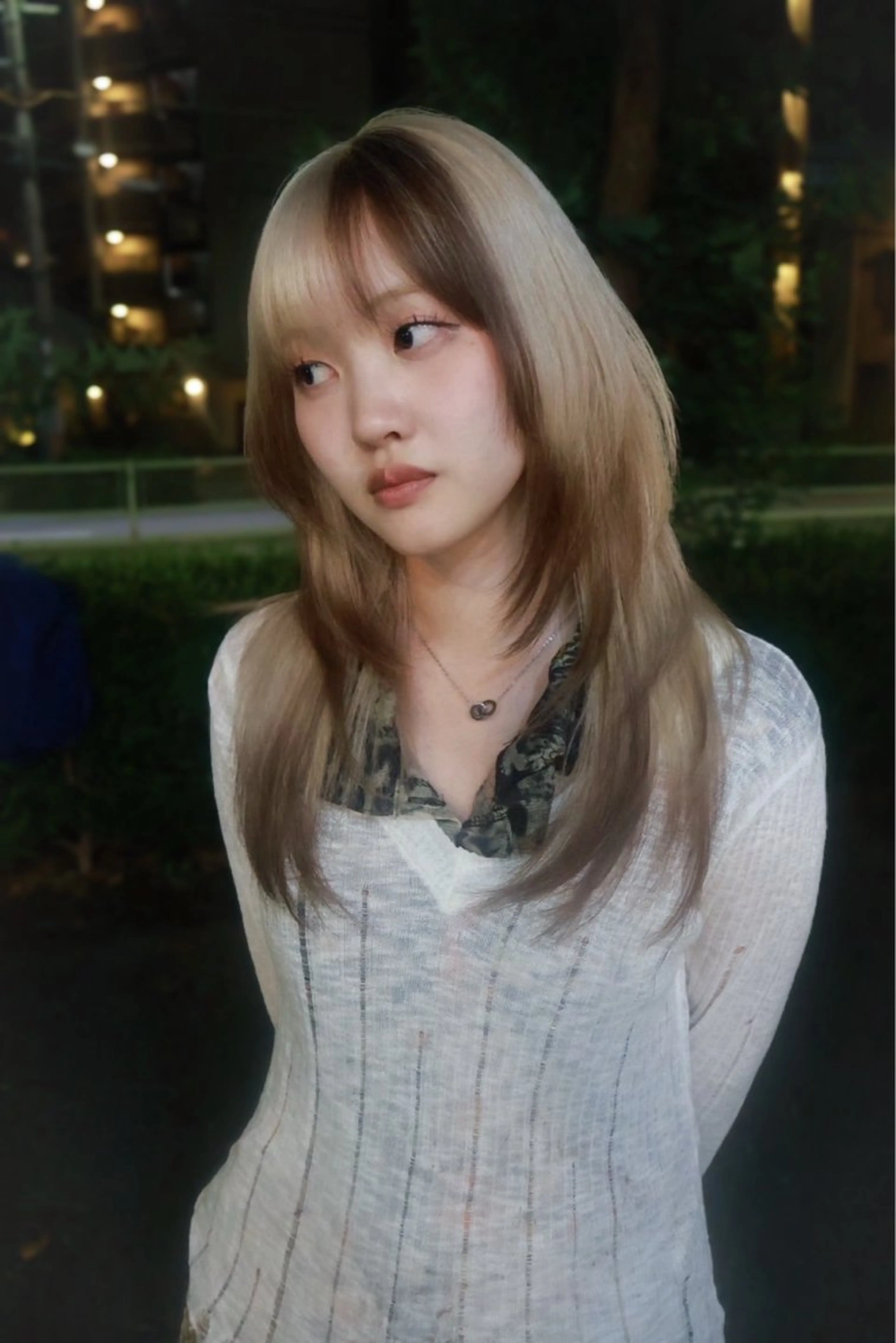 ロング カラー ヘアカラー ナチュラル・ハイトー ン🏆HINOKIのヘアスタイル