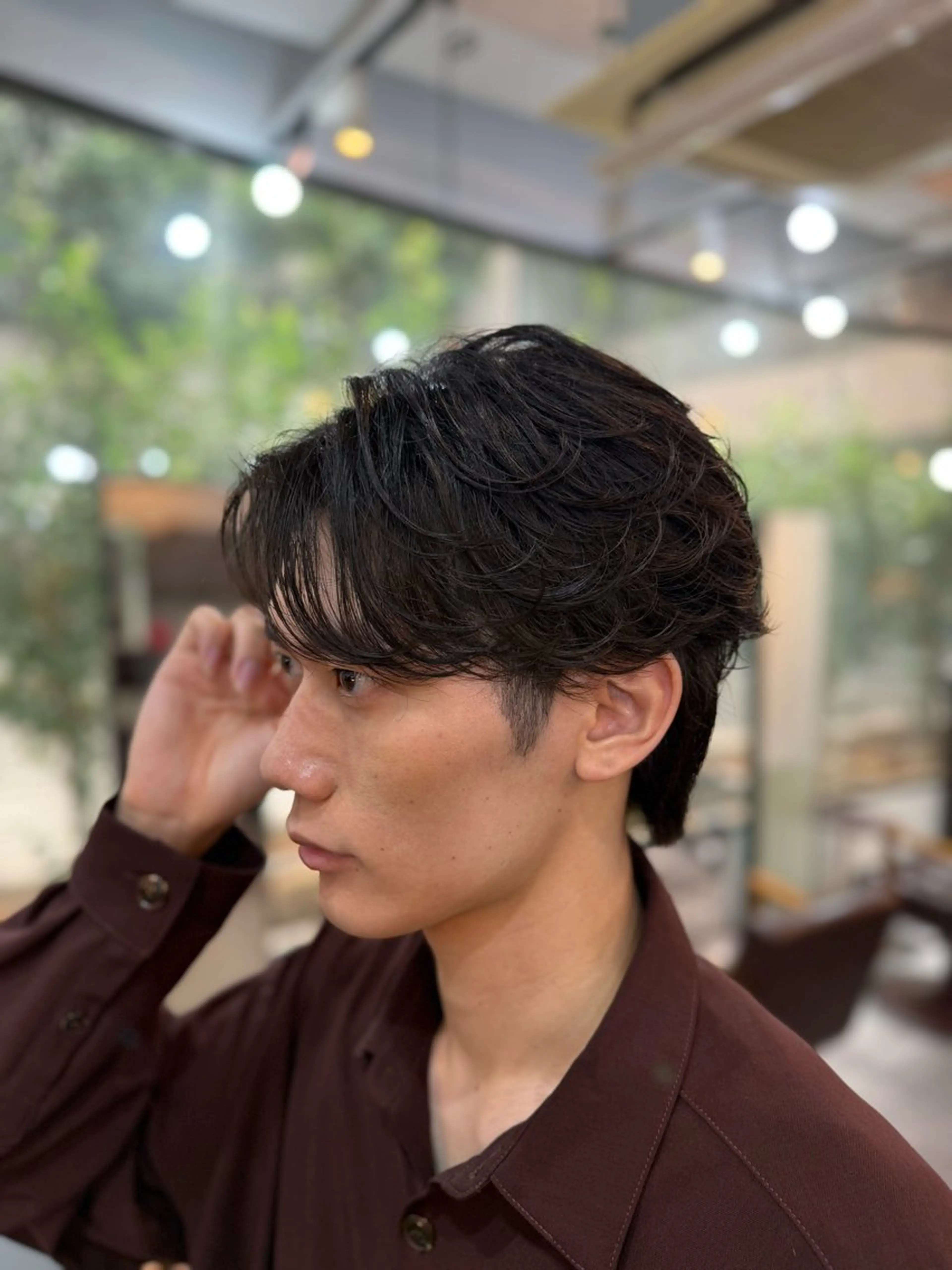 ショート カラー メンズ カット パーマ HRABRA ゆづきのヘアスタイル