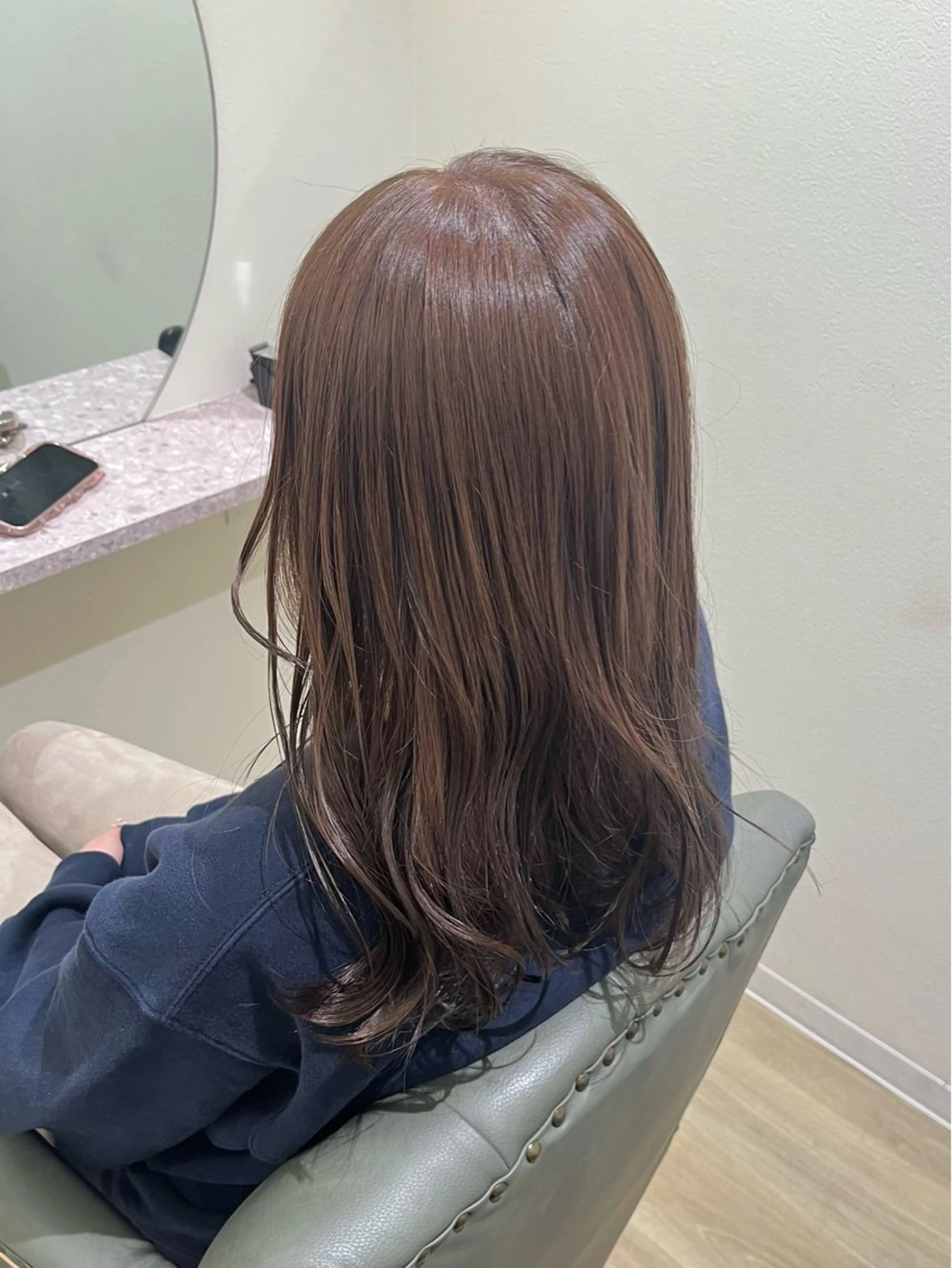 ロング カラー 透明感カラー グレージュ YUUMI /堀江美容室のヘアスタイル