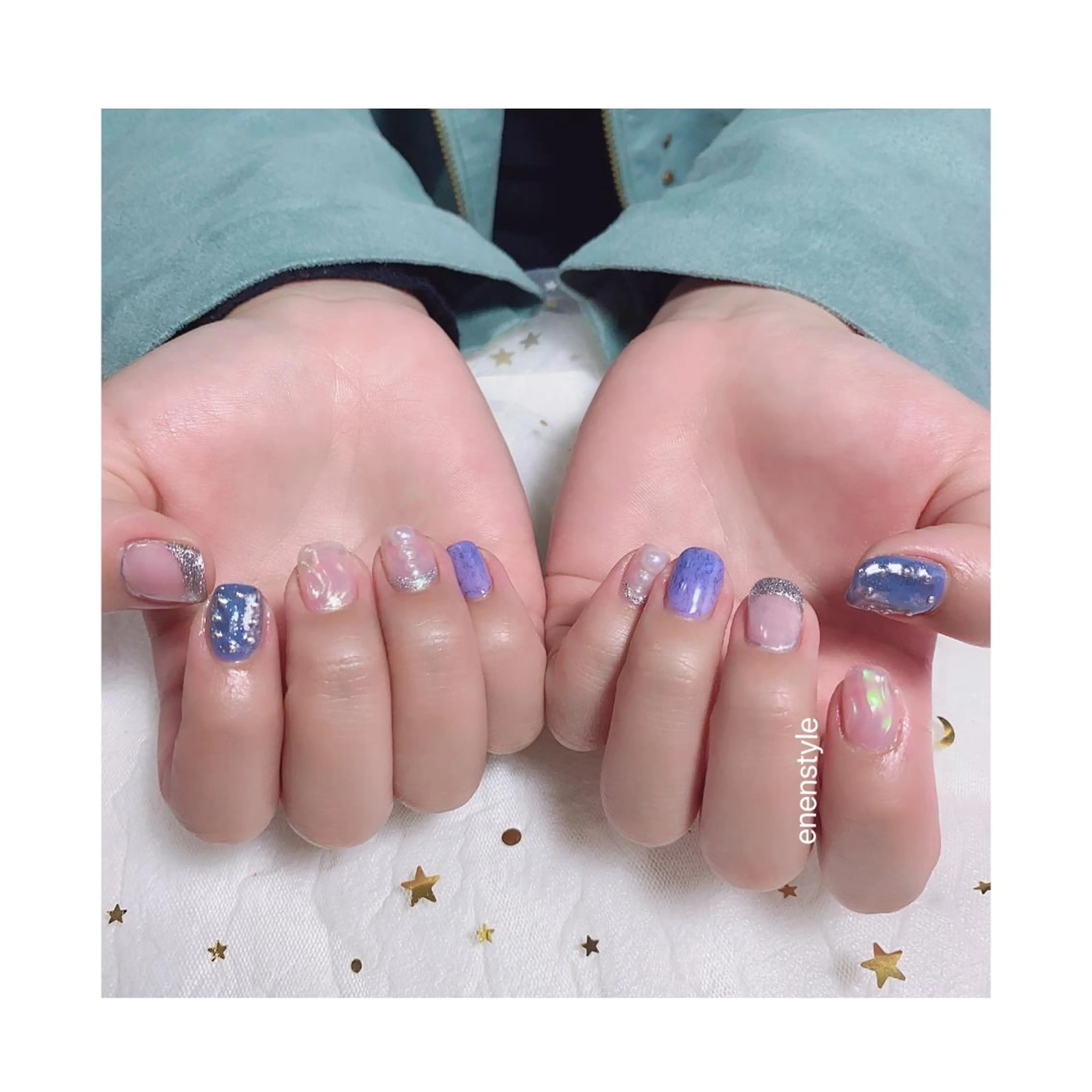 ショート ネイル ジェルネイル ニュアンスネイル オフィスネイル ワンカラーネイル パラジェル 👑enen style👑のネイルデザイン