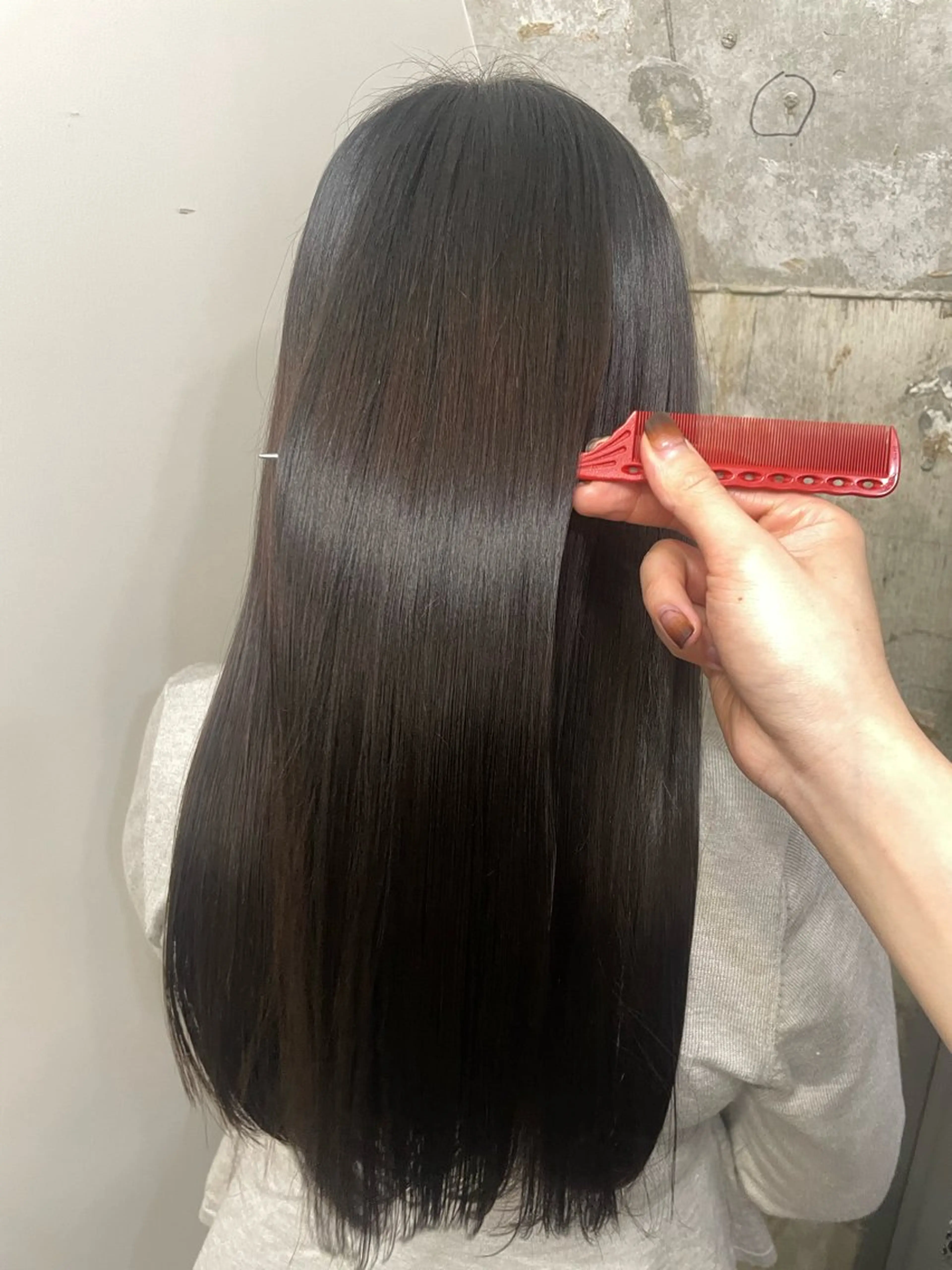 ロング トリートメント トリートメント ニュアンスカラー/ 🫧レミ(坊主)のヘアスタイル