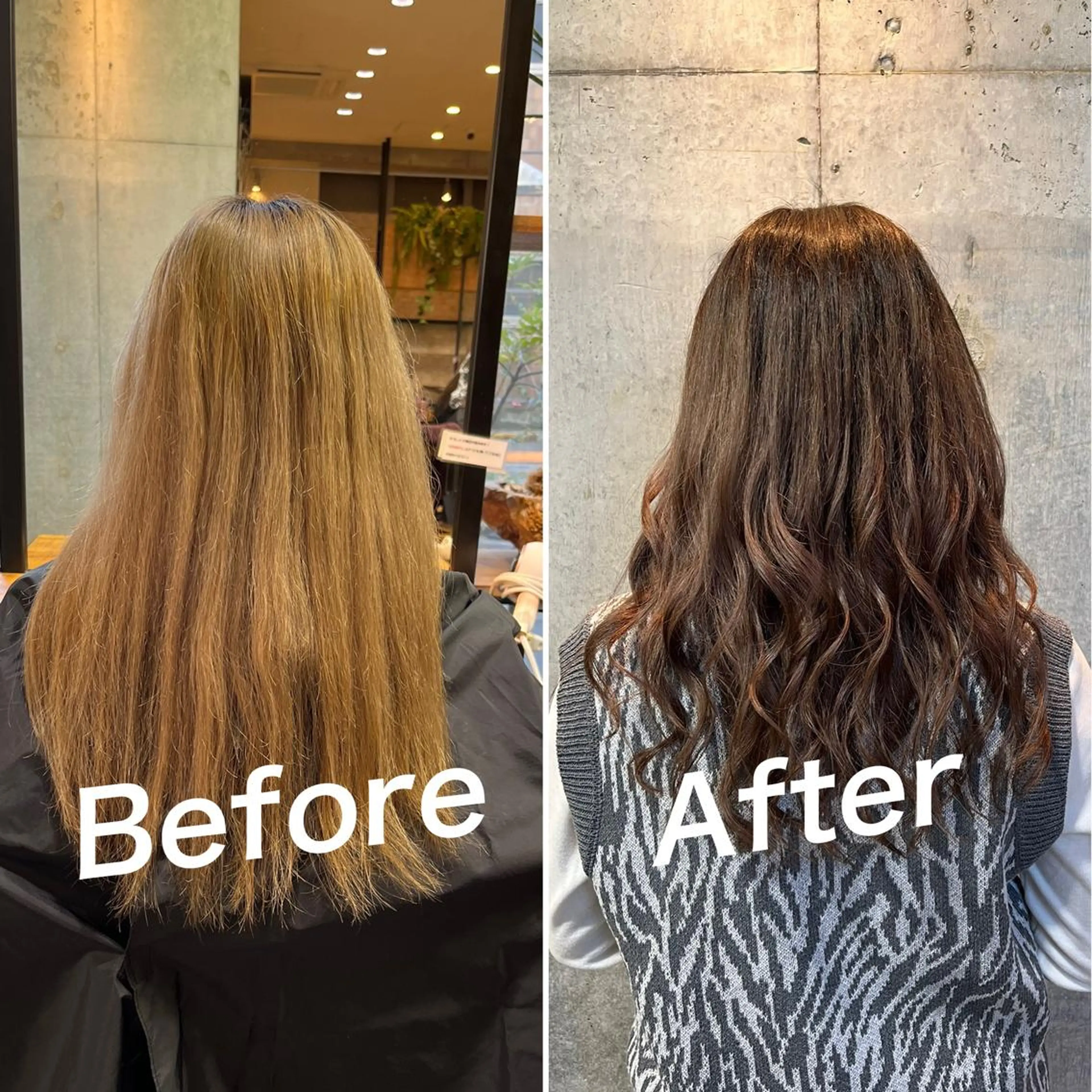 セミロング カット ヘアカラー トリートメント 佐瀬竜矢PRIMAL /portのヘアスタイル