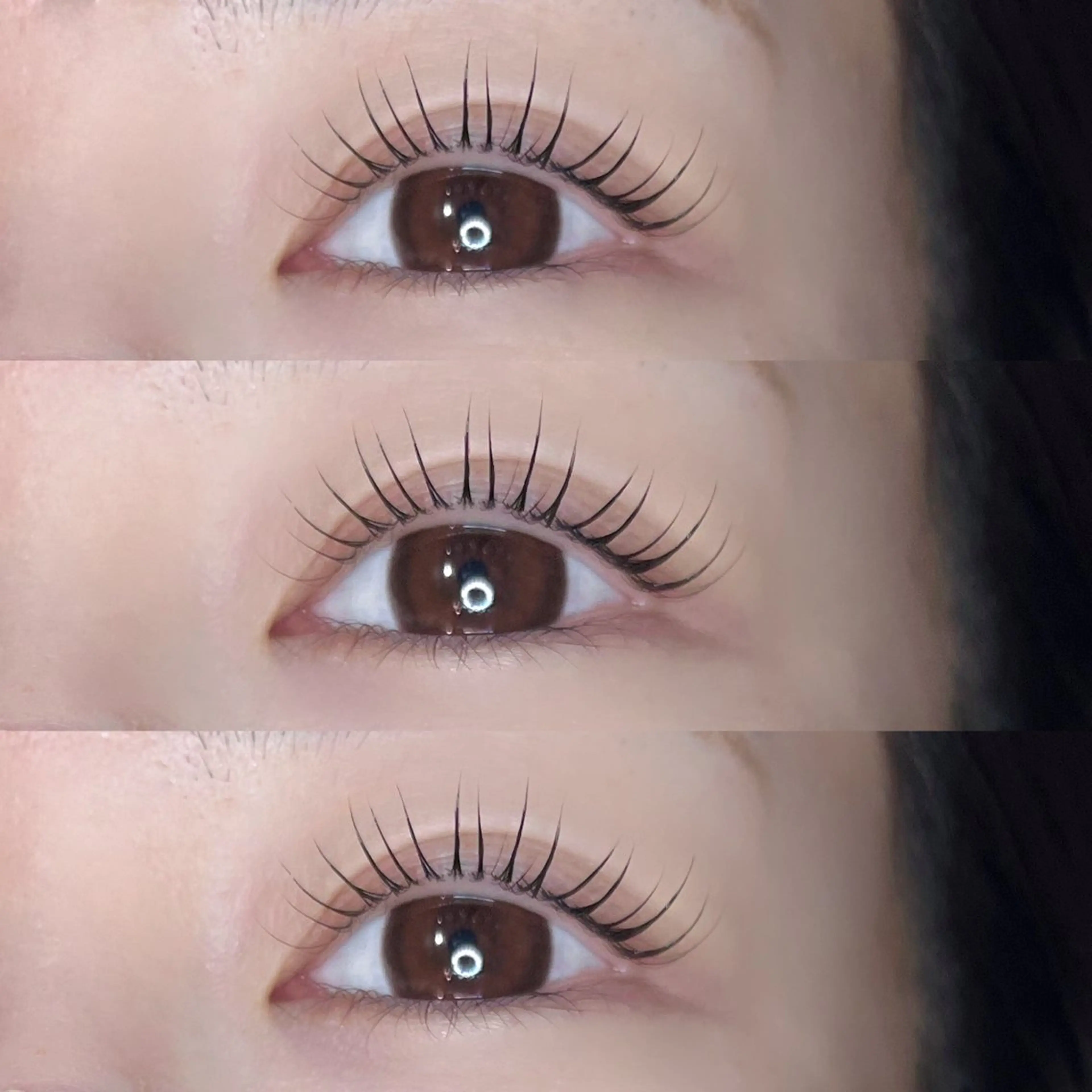 マツエク・マツパ 束感まつ毛 韓国風マツエク パリジェンヌラッシュリフト まつげパーマ 一重×まつ毛パーマ 眉毛／まつ毛サロン Ayamiのマツエク・マツパデザイン