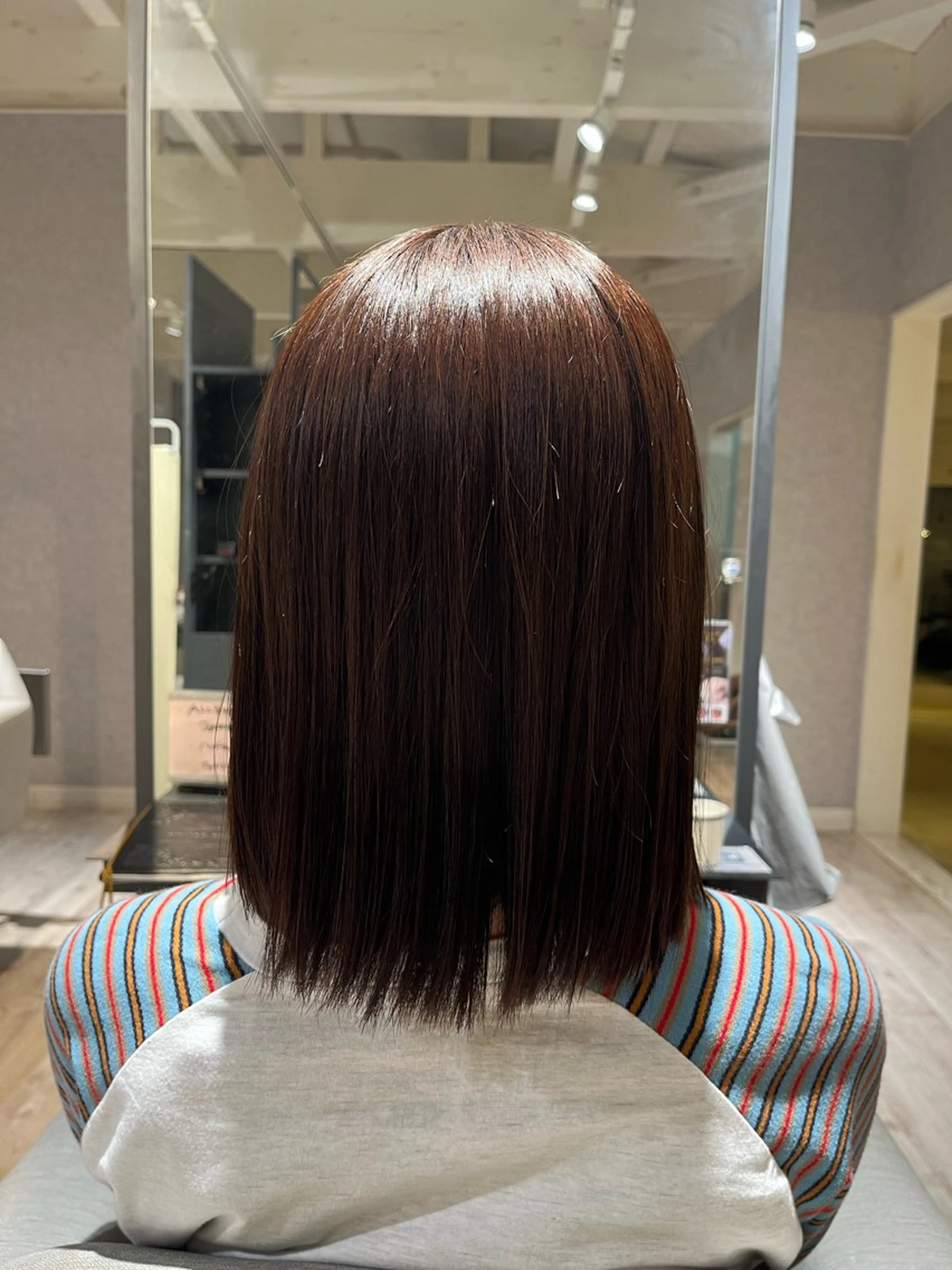 ミディアム カラー ブラウンカラー ヘアカラー 辻 瑛大のヘアスタイル