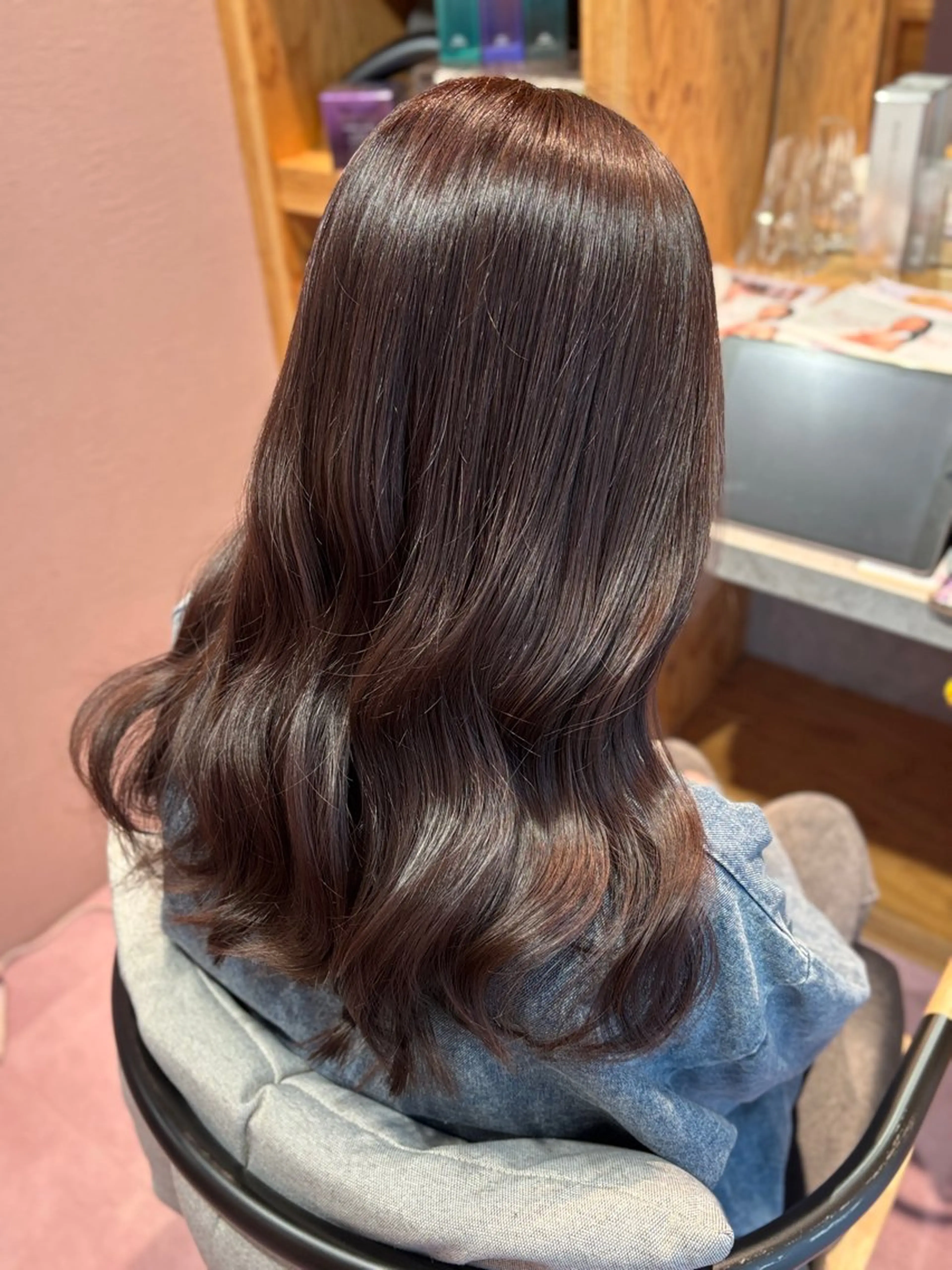 セミロング カット ヘアカラー トリートメント belta🌿 岡村優🌷のヘアスタイル