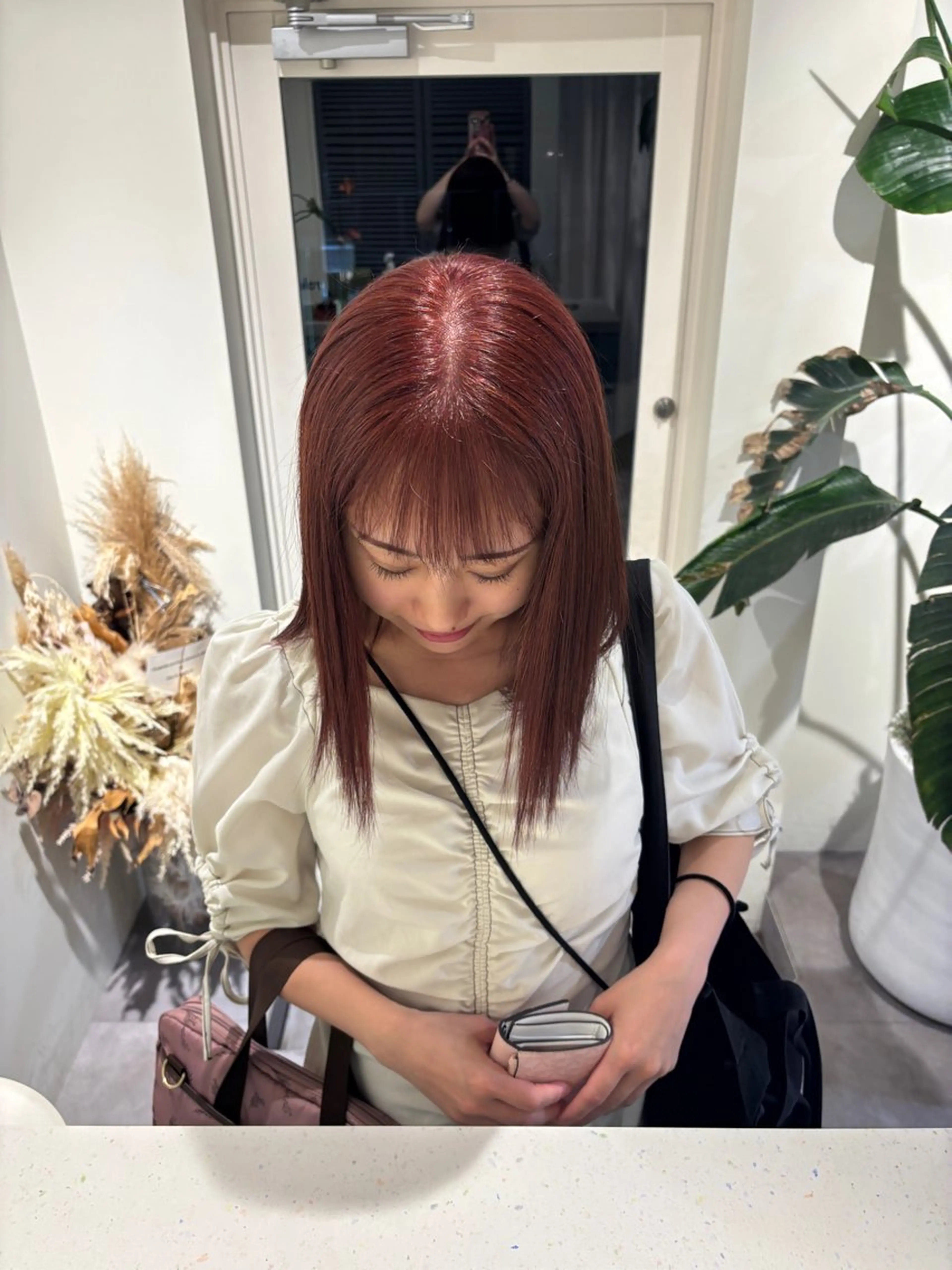 ミディアム ヘアカラー トリートメント roka ʜᴀʀᴜᴋᴀのヘアスタイル