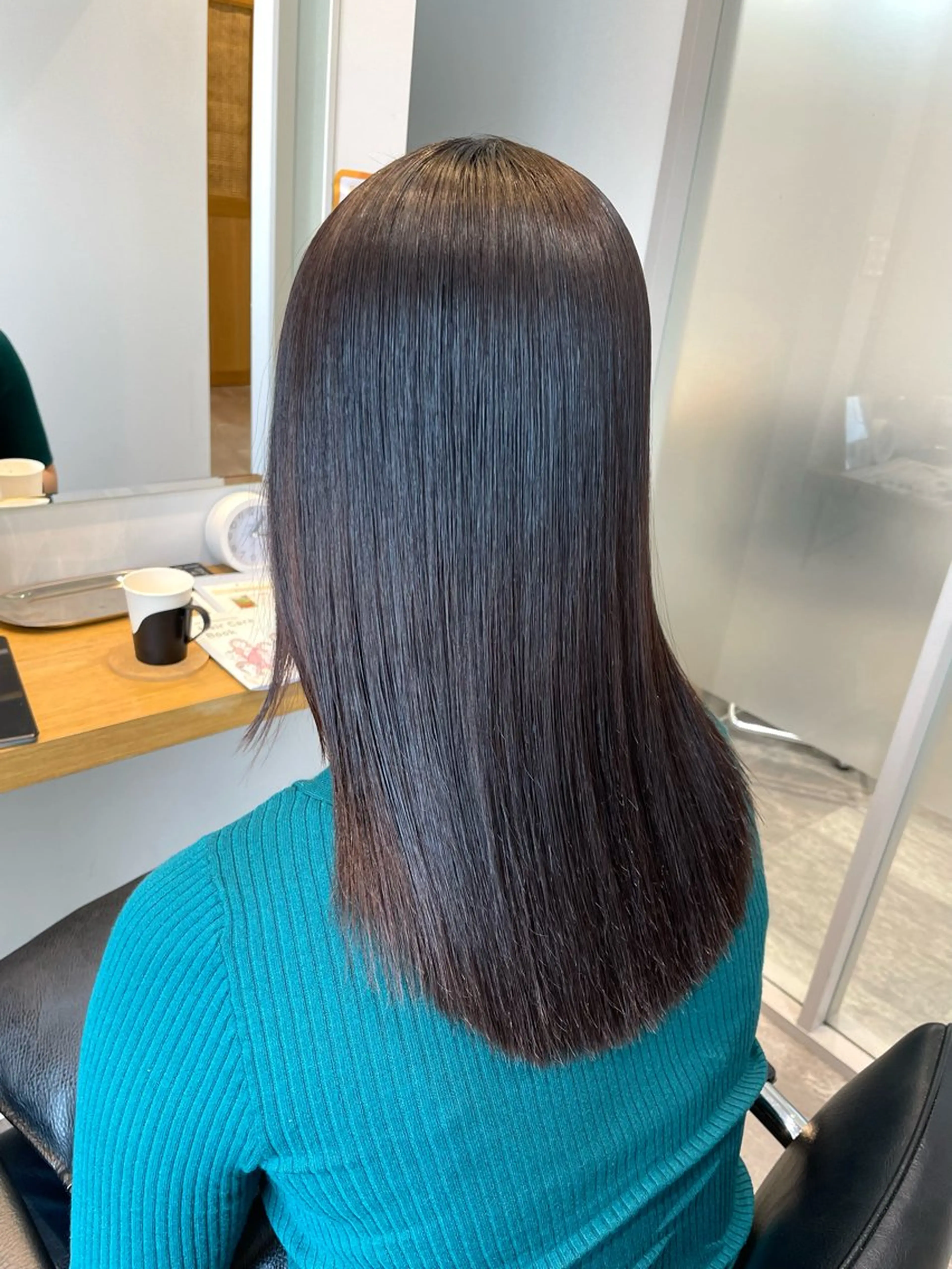 セミロング ヘアカラー Jr.stylist 彩乃のヘアスタイル