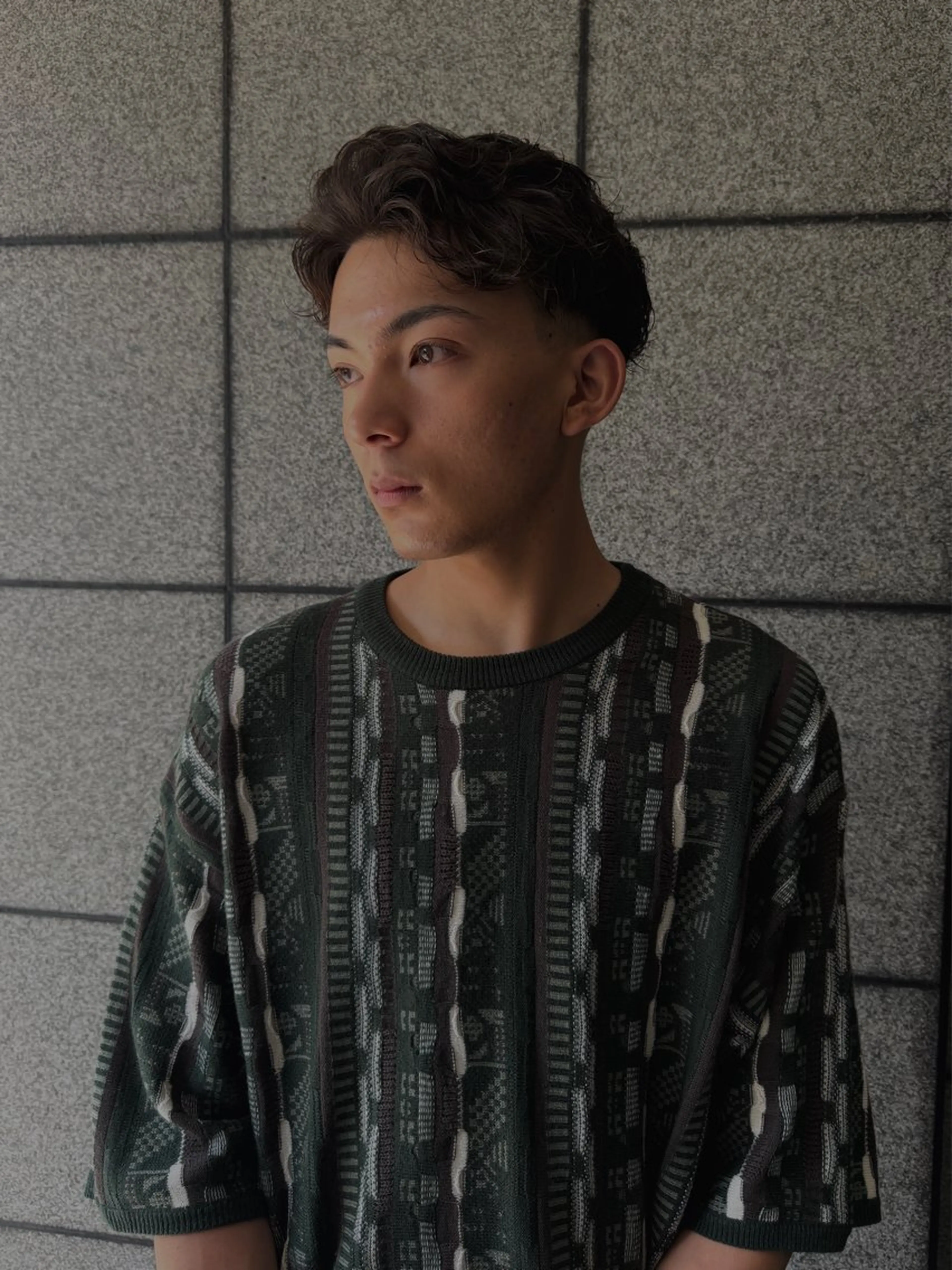 パーマ メンズ Peyp博多 SORAモデル募集のヘアスタイル