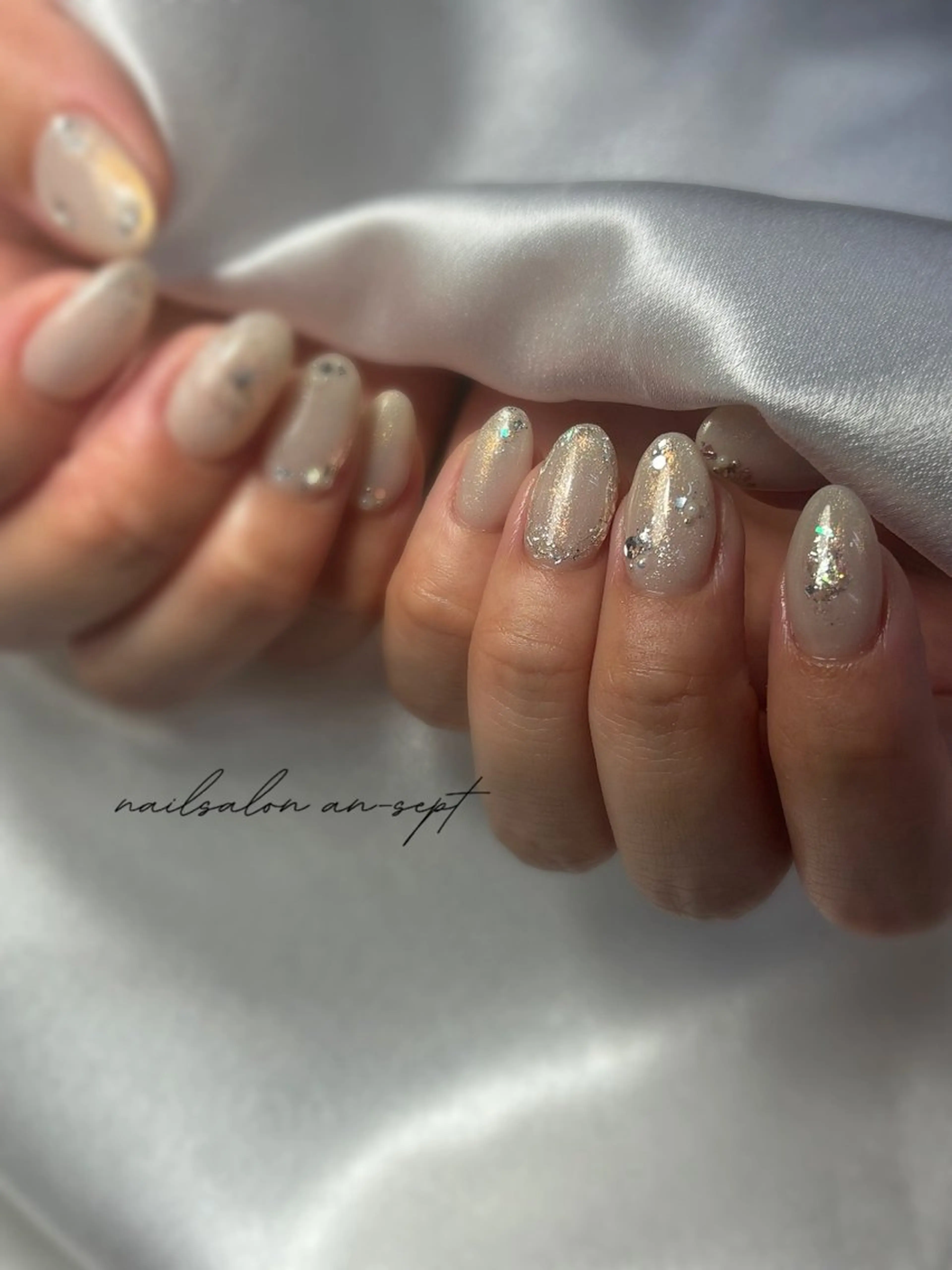 ミディアム ハンドネイル nail salon an-SEPT.のネイルデザイン