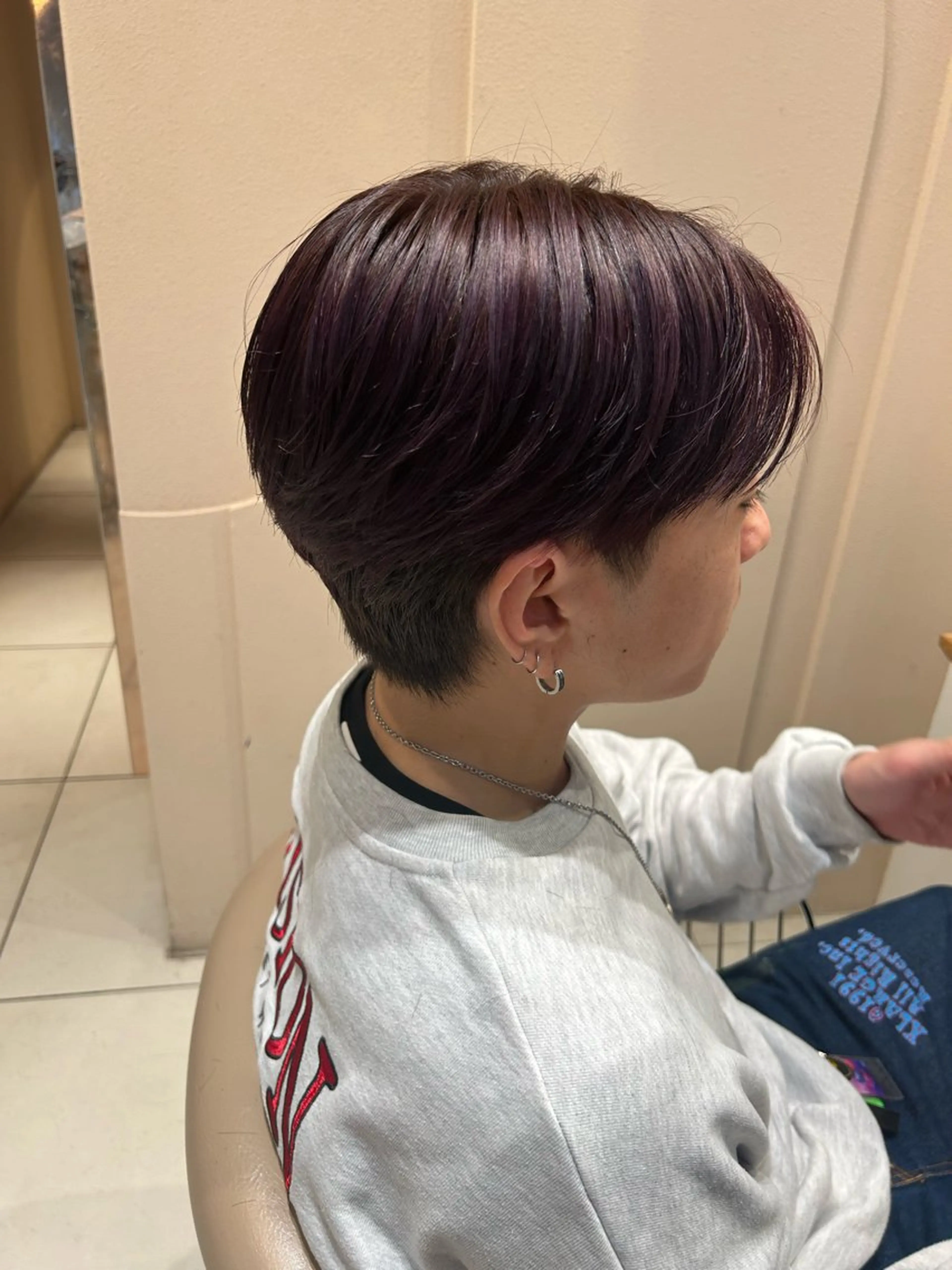 メンズ マッシュ 刈り上げ カット mino🌼🌈 ボブ/透明感カラーのヘアスタイル