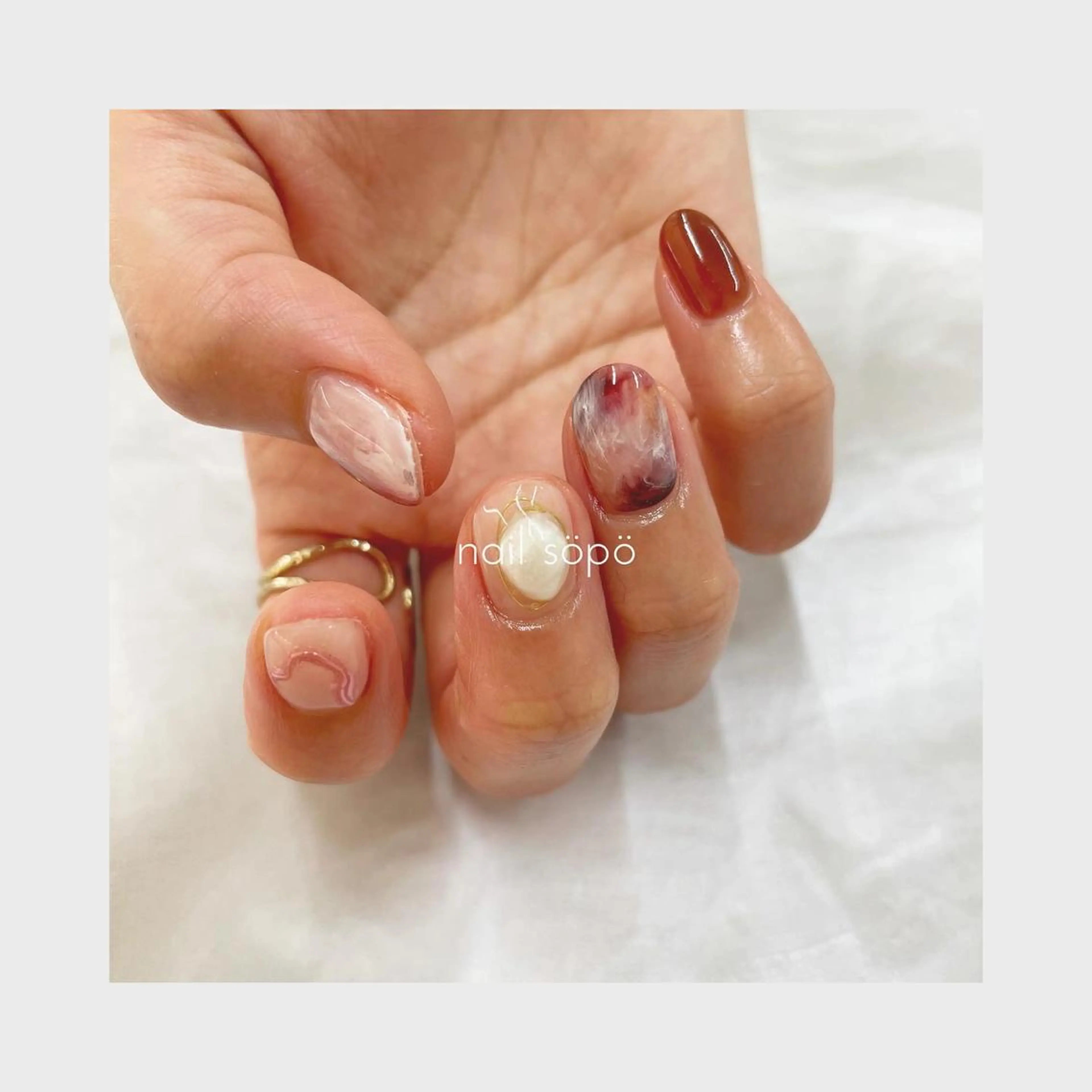 ネイル 自由が丘✳︎奥沢 nail söpöのネイルデザイン