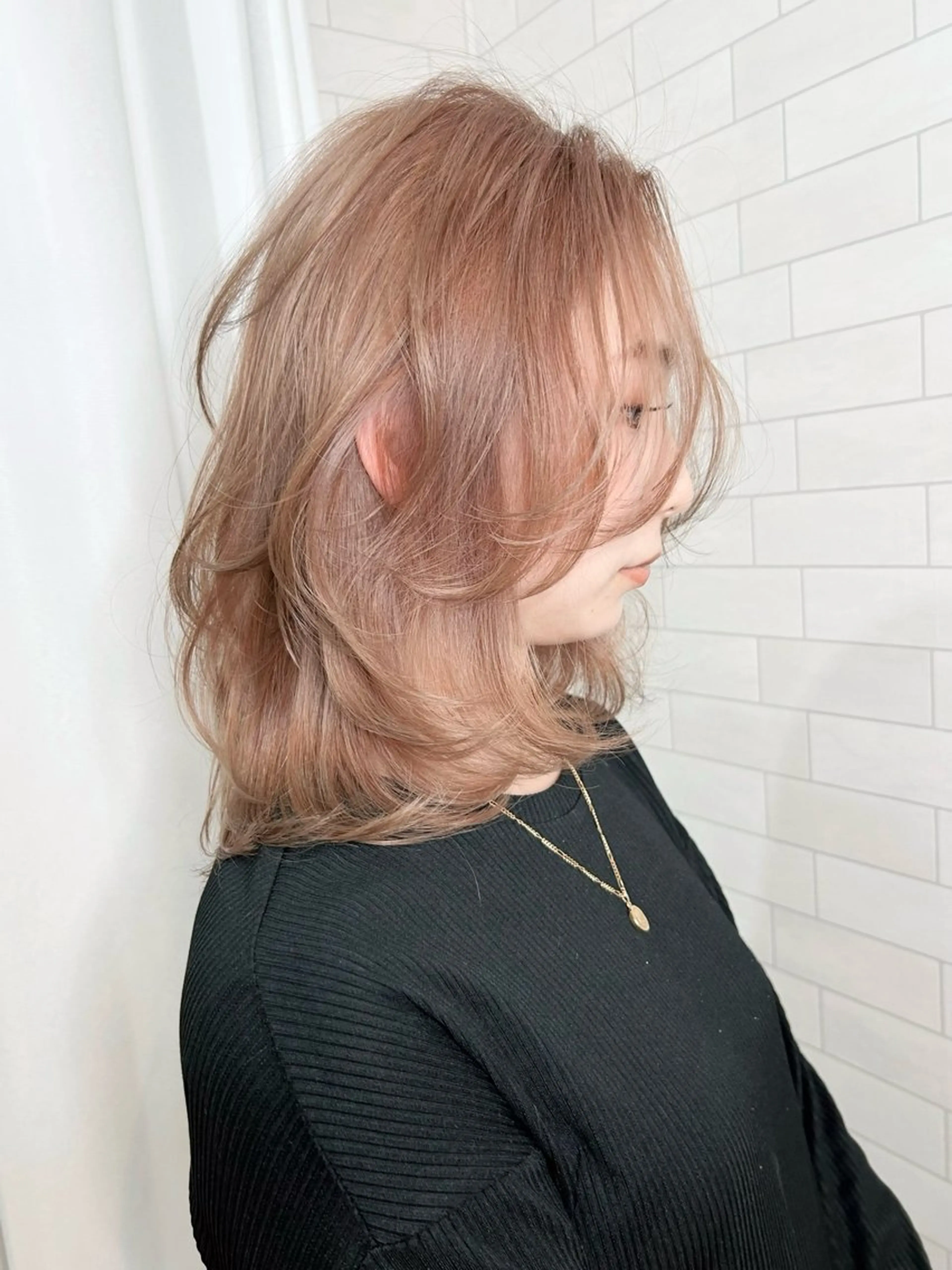 セミロング 神野 雅樹のヘアスタイル