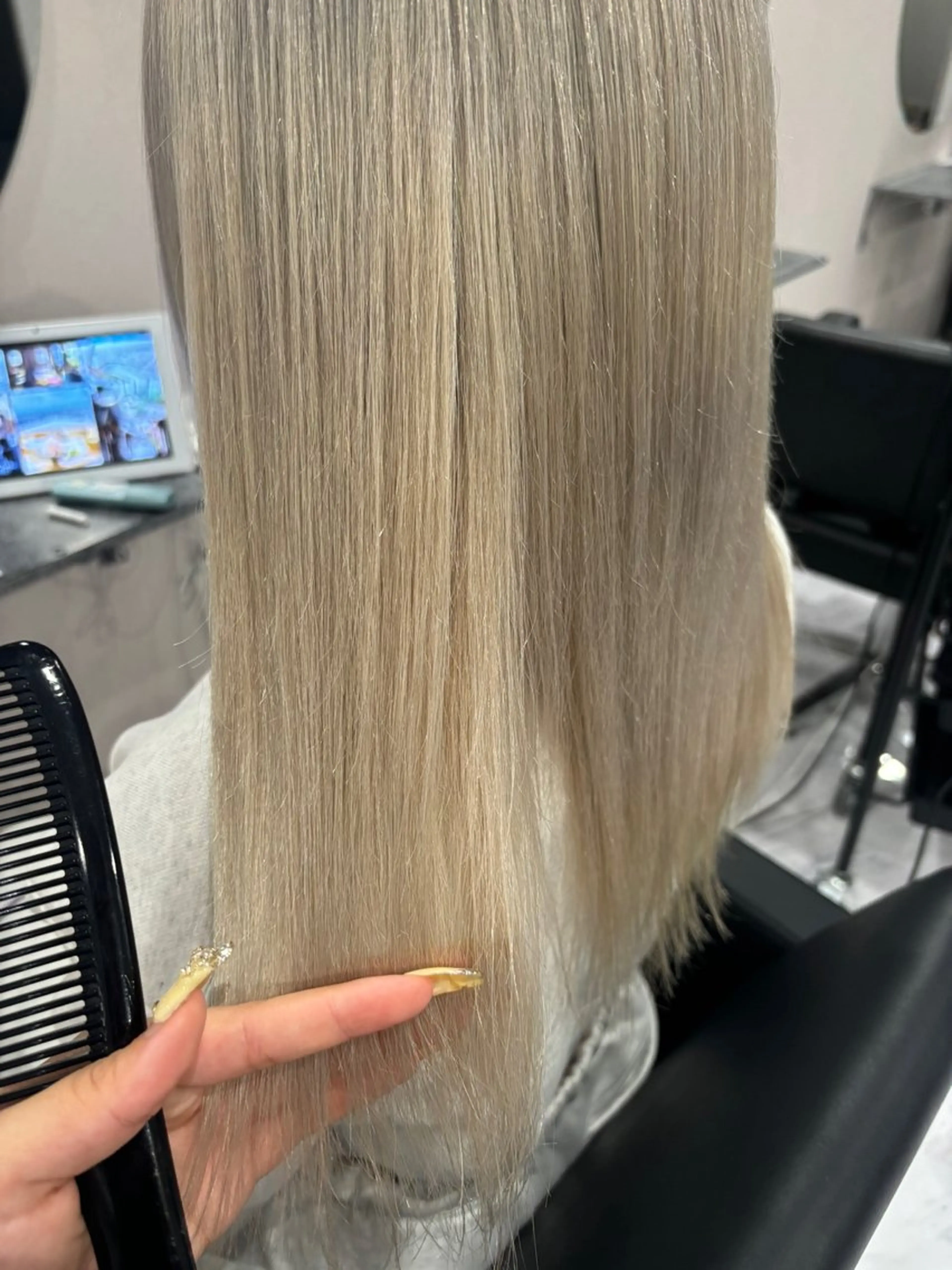 ロング カラー ブリーチ 🫐インナーカラー 髪質改善🫐/MEIのヘアスタイル