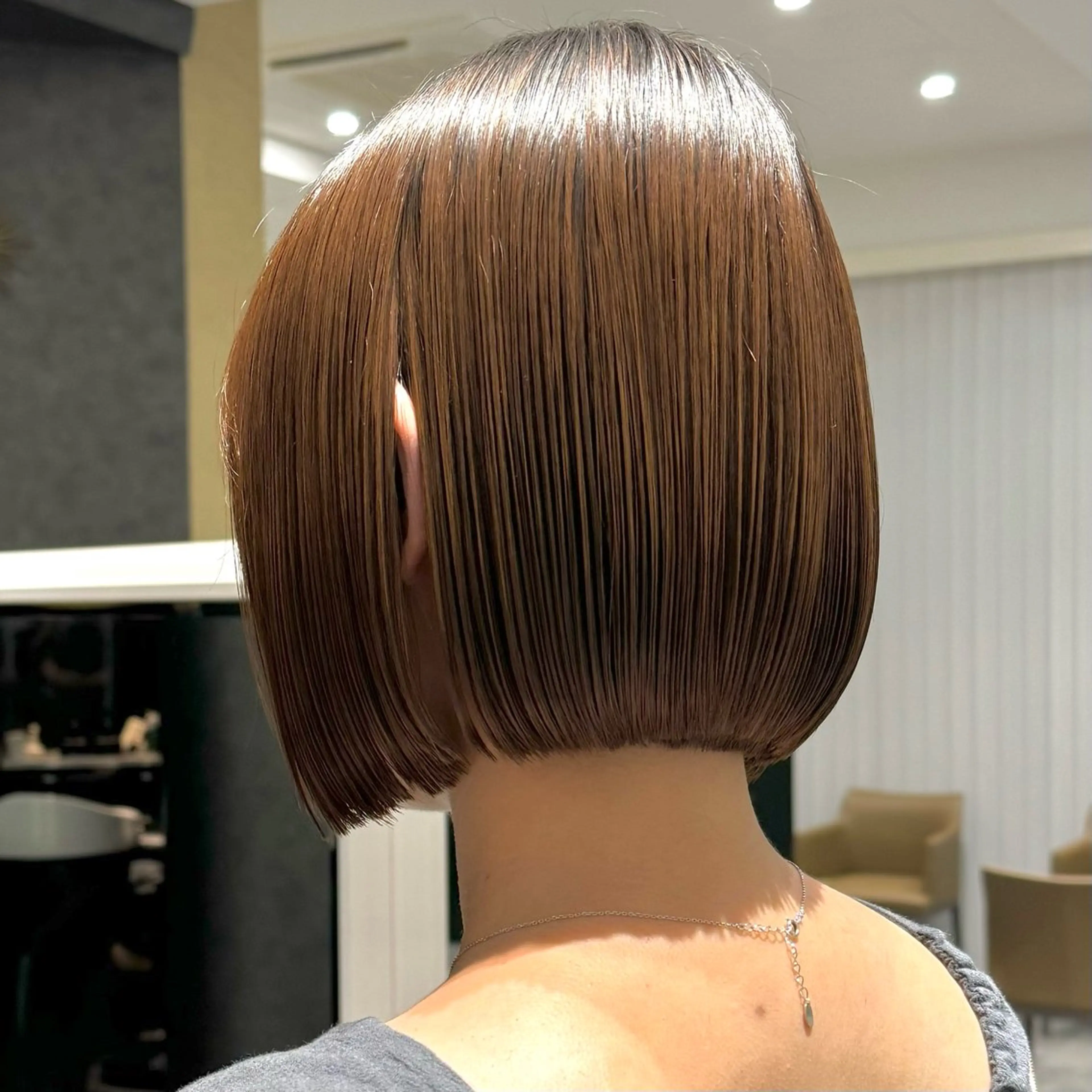 ショート ボブ ヘアカラー トリートメント BEAUTRIUM  青山店所属・ひなた あゆみのヘアスタイル