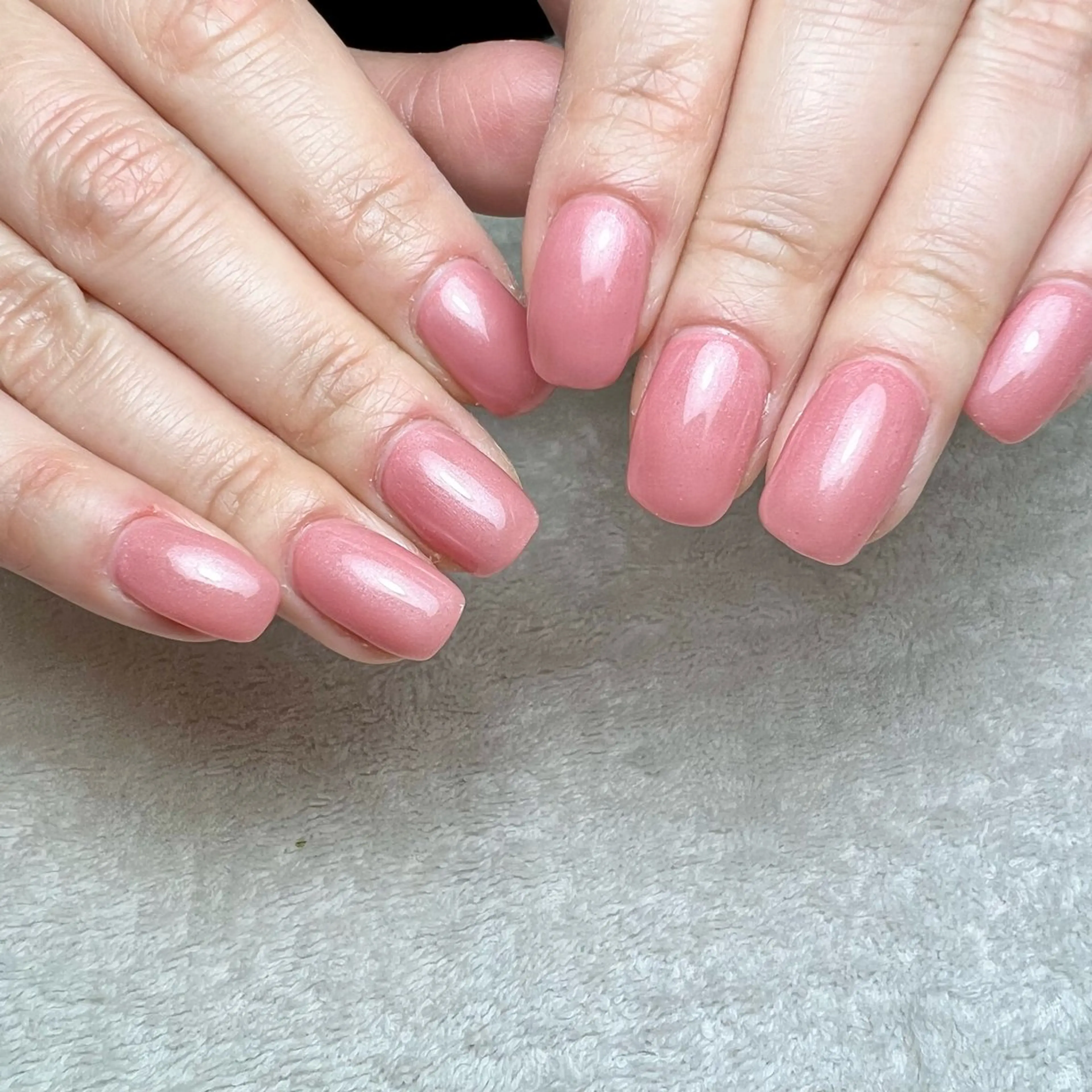 ネイル ワンカラーネイル ピンク シンプルネイル ハンドネイル COCO +のエステ・リラクイメージ