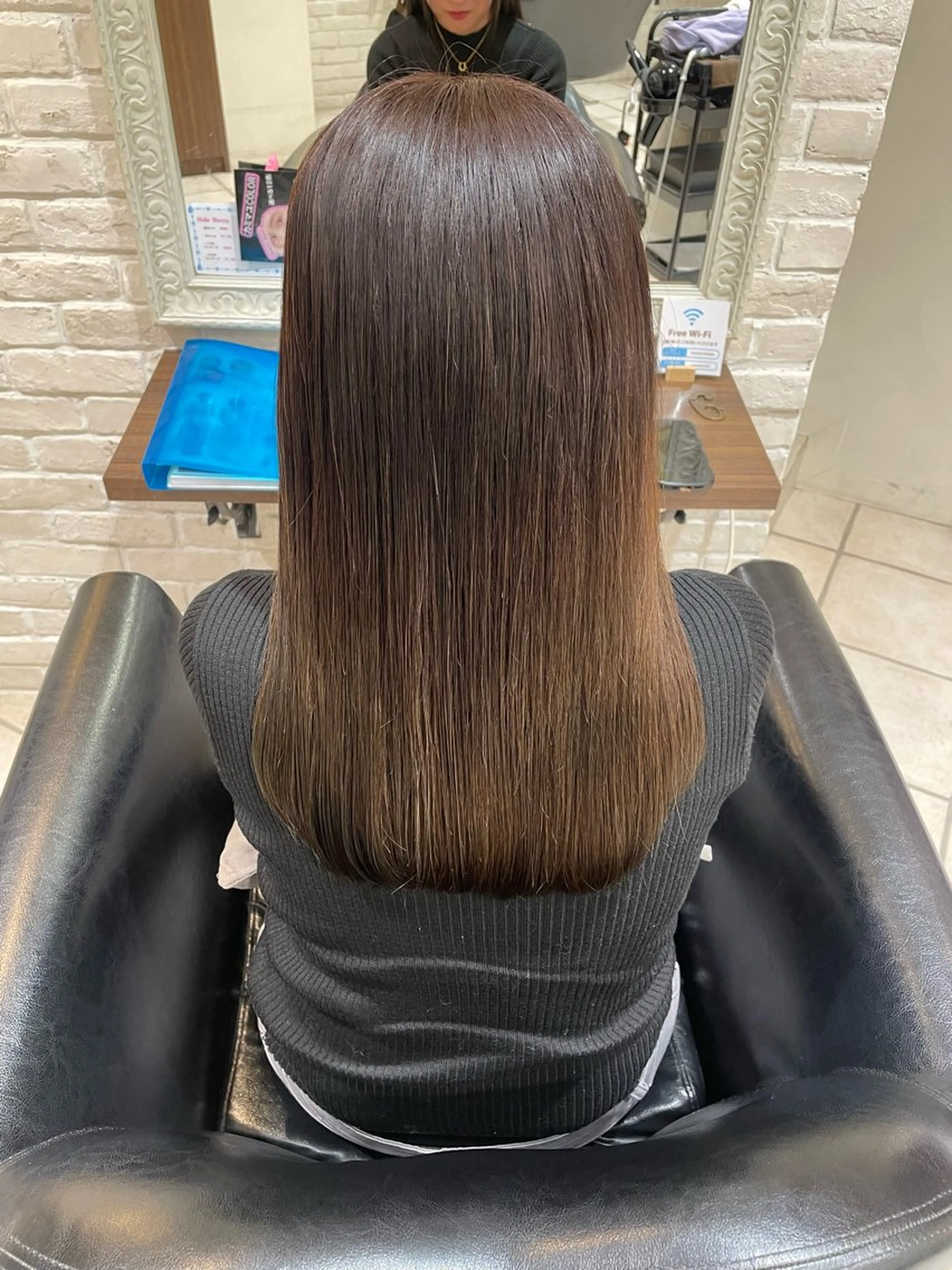 【 ワンカラー + Aujua ヘッドスパ 】┊ 頭皮ケア&リラクゼーション&美髪ケア🌿の写真