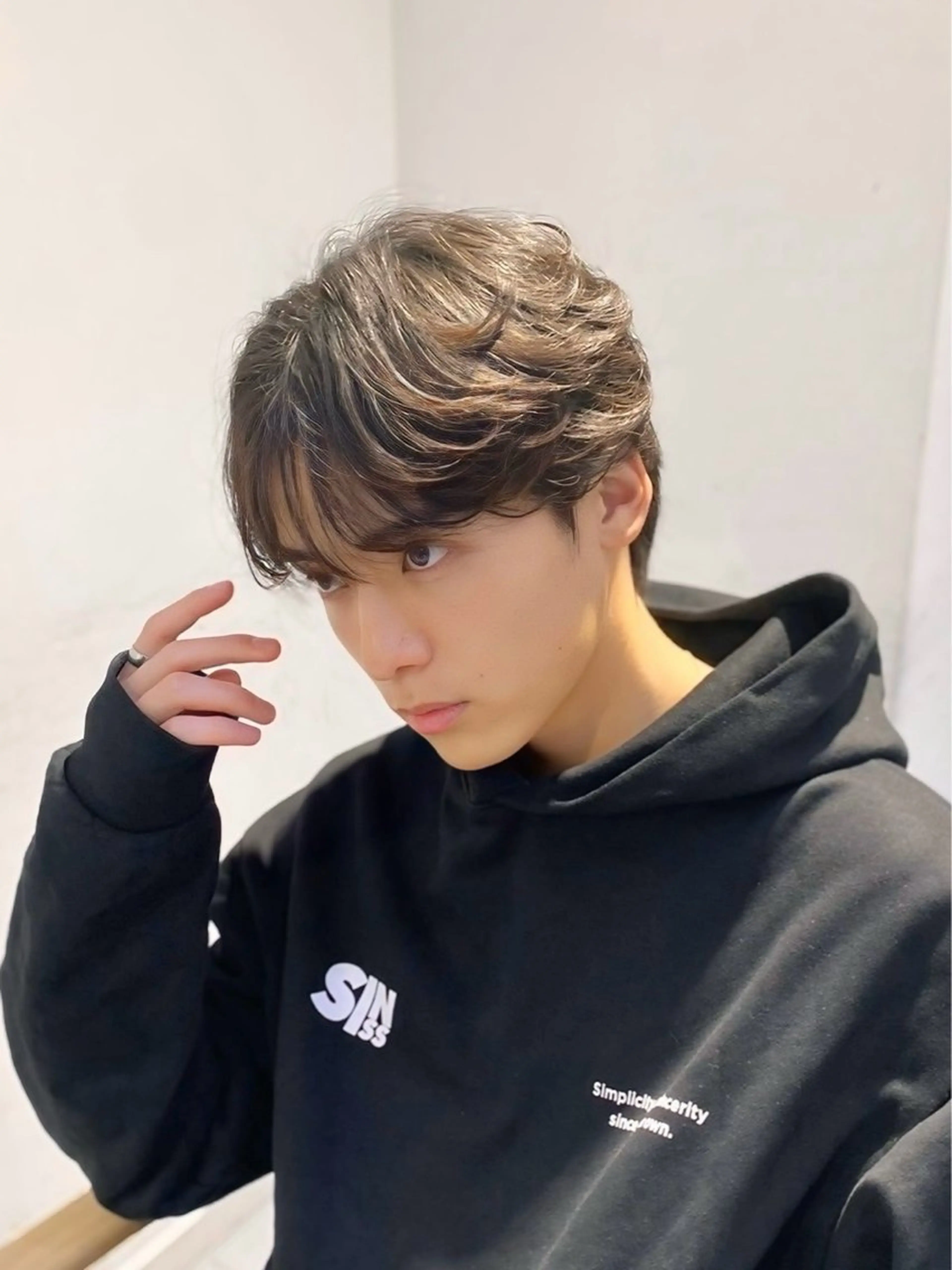 ショート パーマ メンズ カット パーマ メンズカット/ニュア ンスパーマkaitoのヘアスタイル