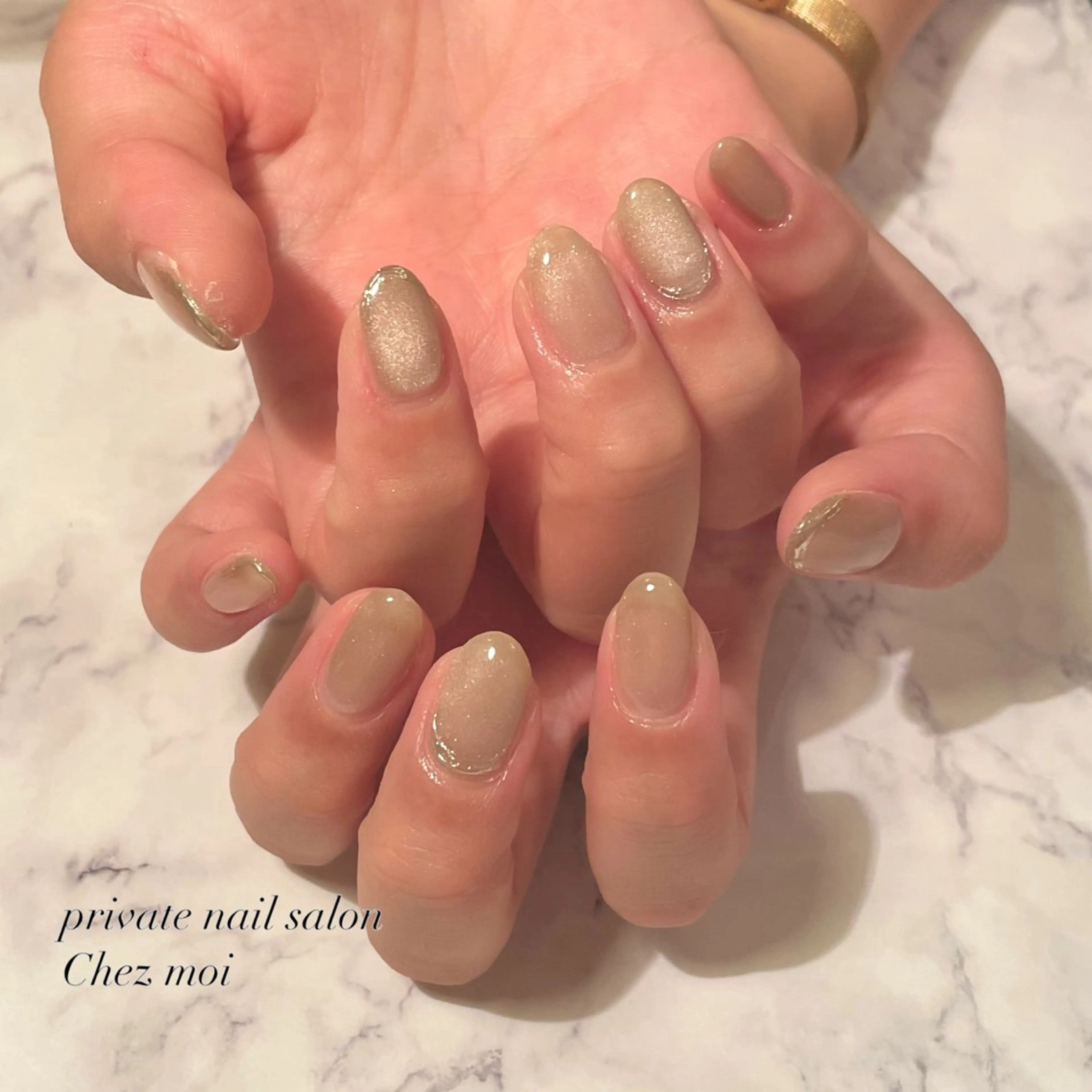 ネイル マグネットネイル ミラーネイル KOMINE TOMOKOのネイルデザイン