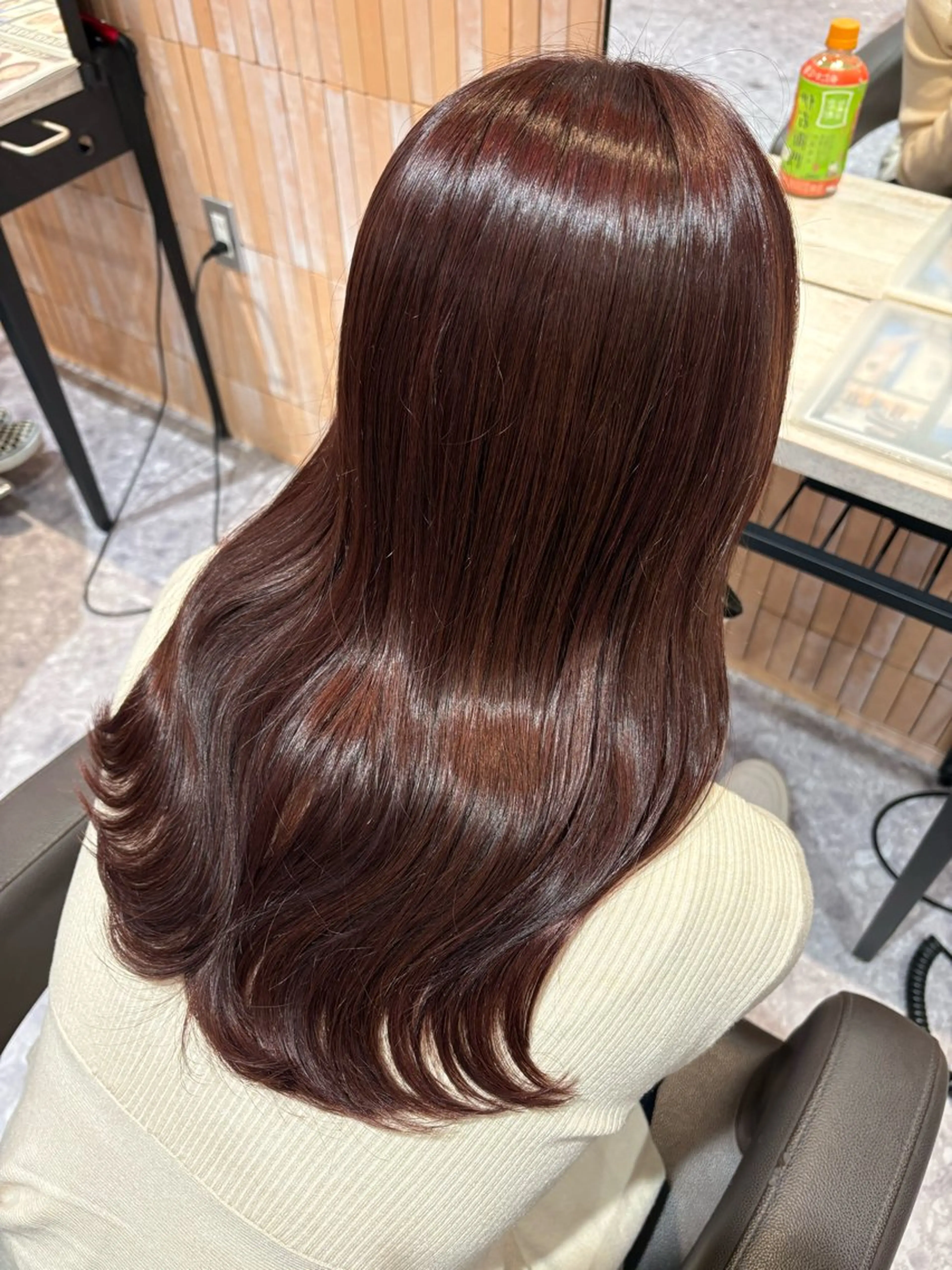 髪質改善カラー+3stepトリートメントの写真
