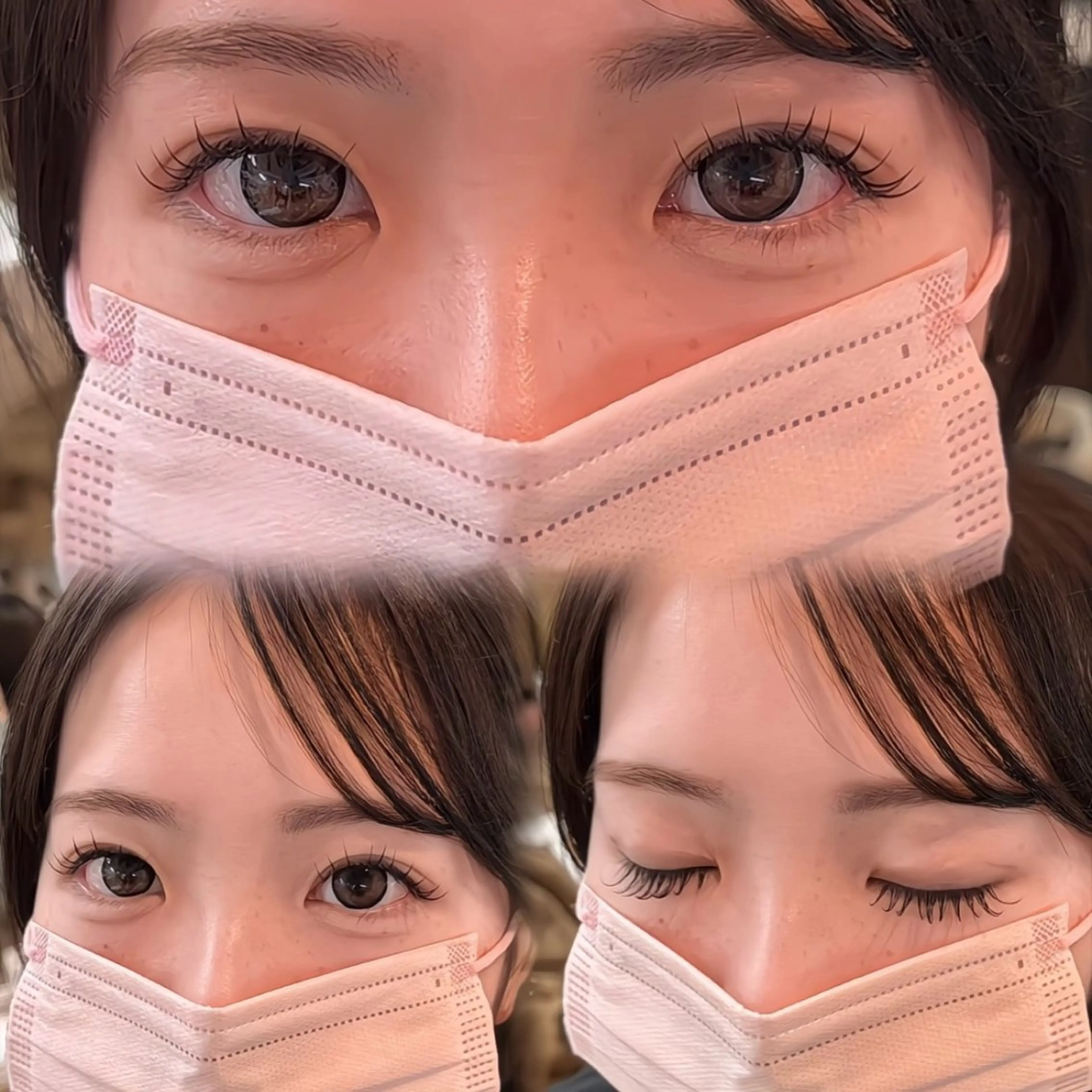 マツエク・マツパ 🤍束感マツエク /難波/moe/🤍のマツエク・マツパデザイン