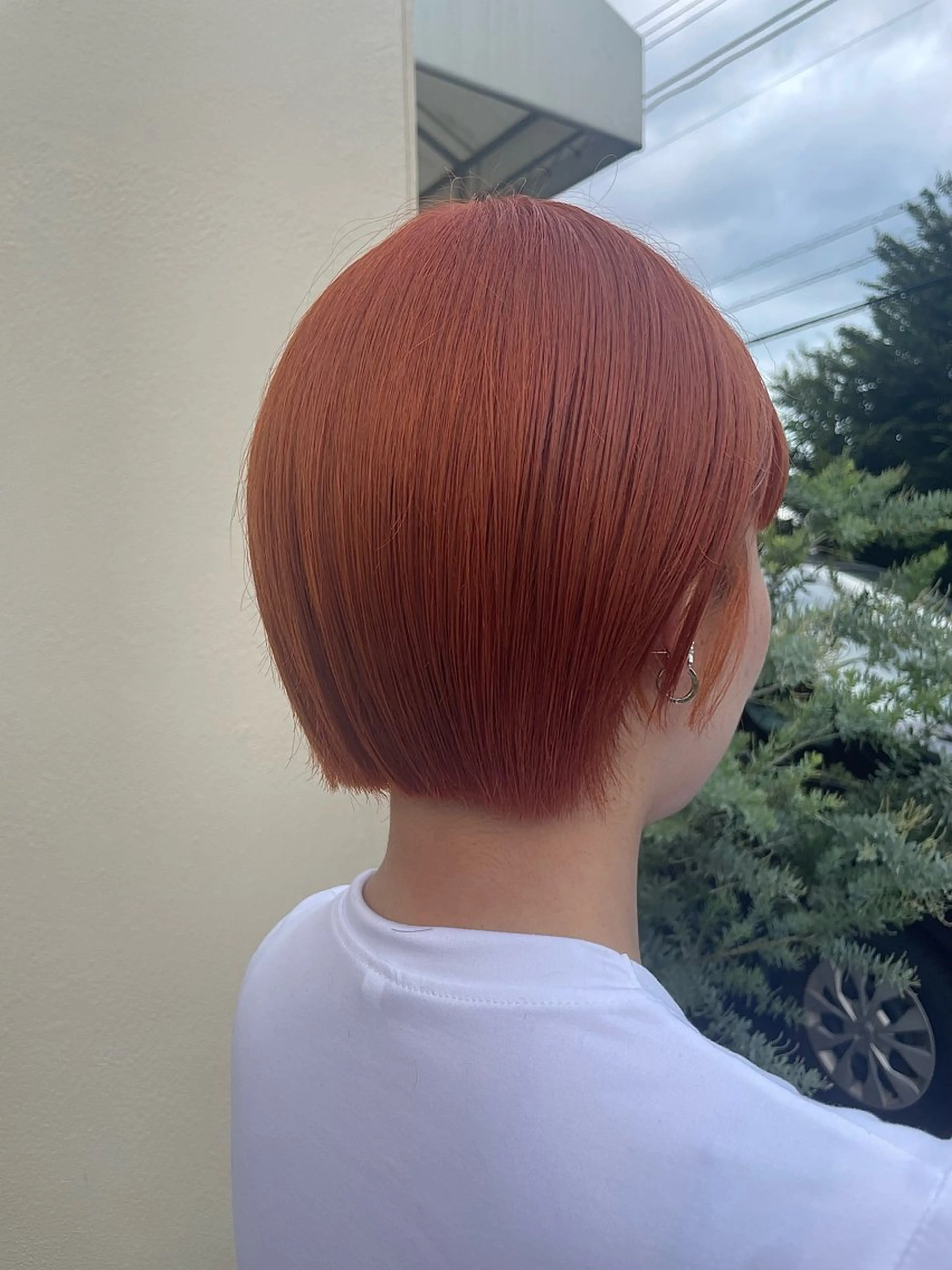 ショート カット ヘアカラー 三國 栞音のヘアスタイル