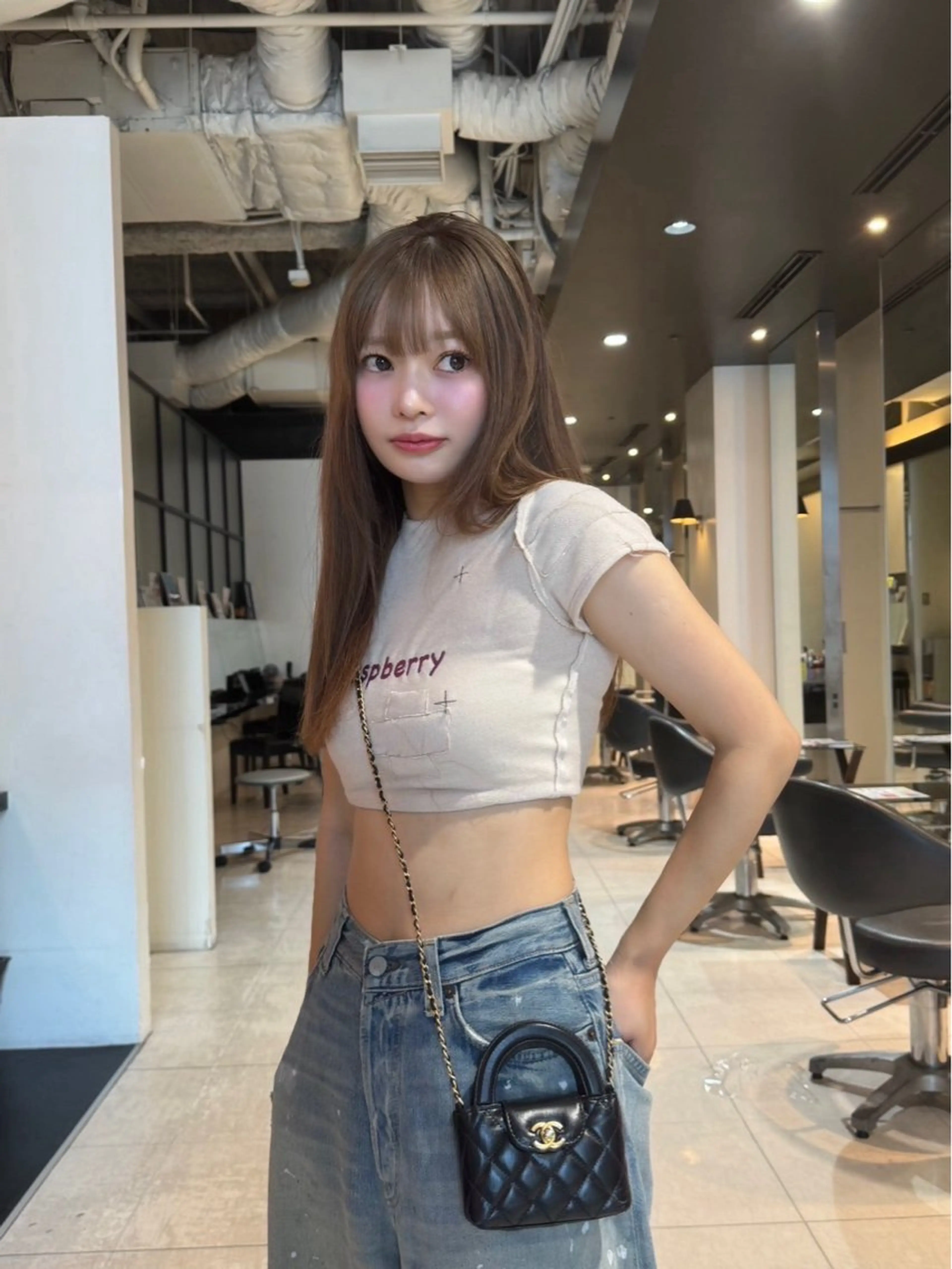 ロング ヘアカラー 渡邊 直輝のヘアスタイル