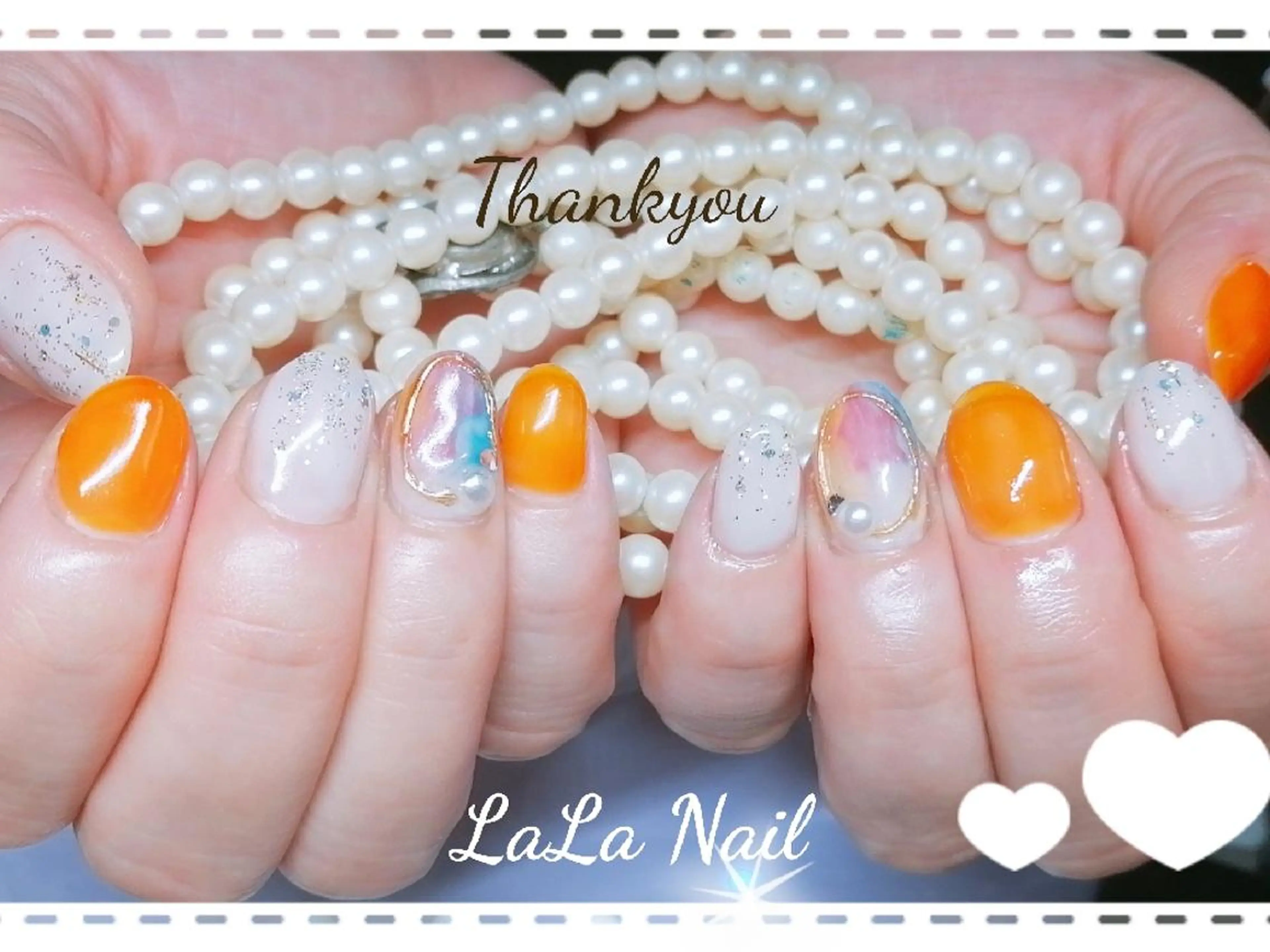 ネイル ジェルネイル 夏ネイル LaLa Nailのネイルデザイン