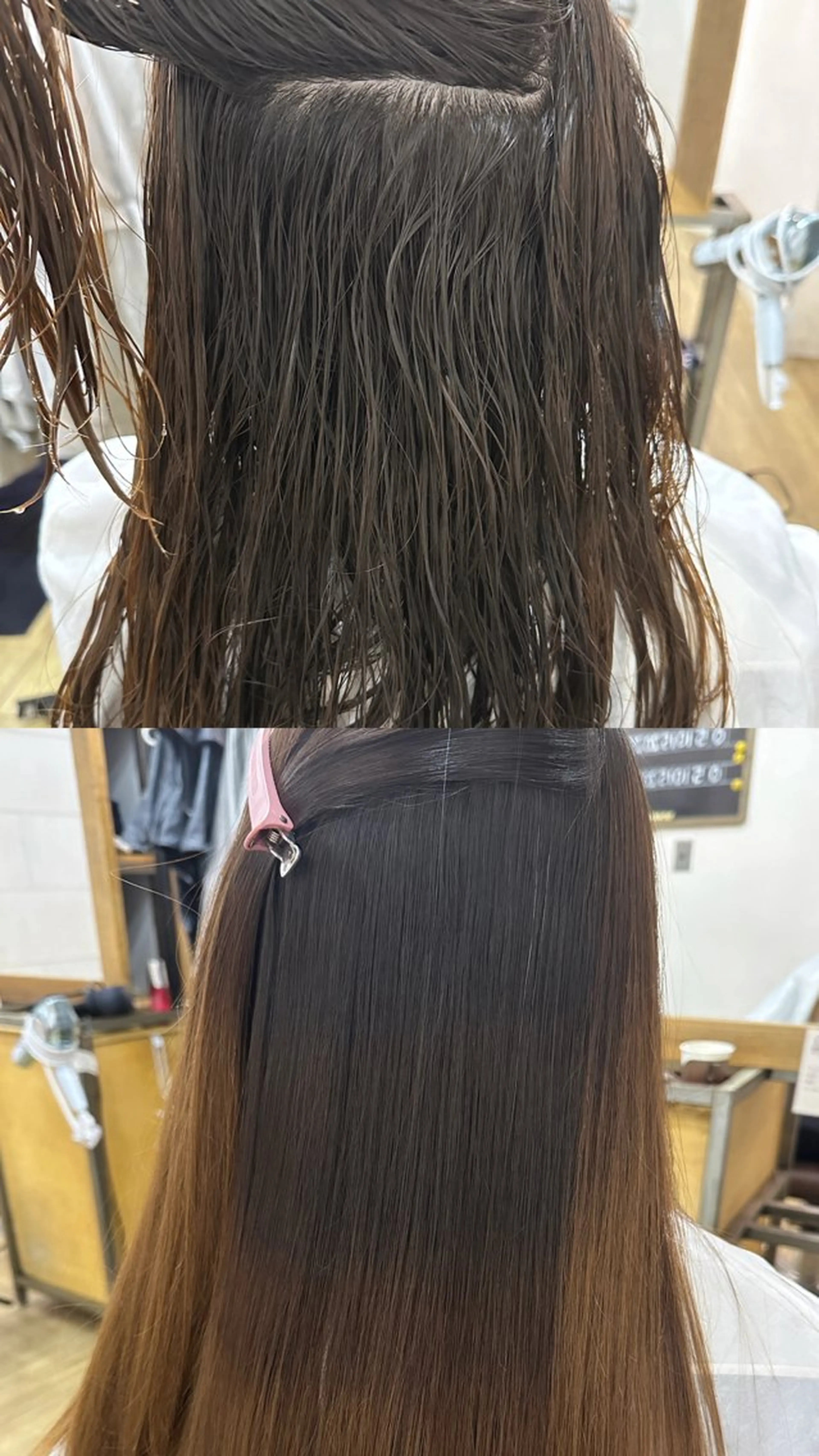 ロング 縮毛矯正 🎀ITSUKI暖色 カラー/レイヤー🎀のヘアスタイル