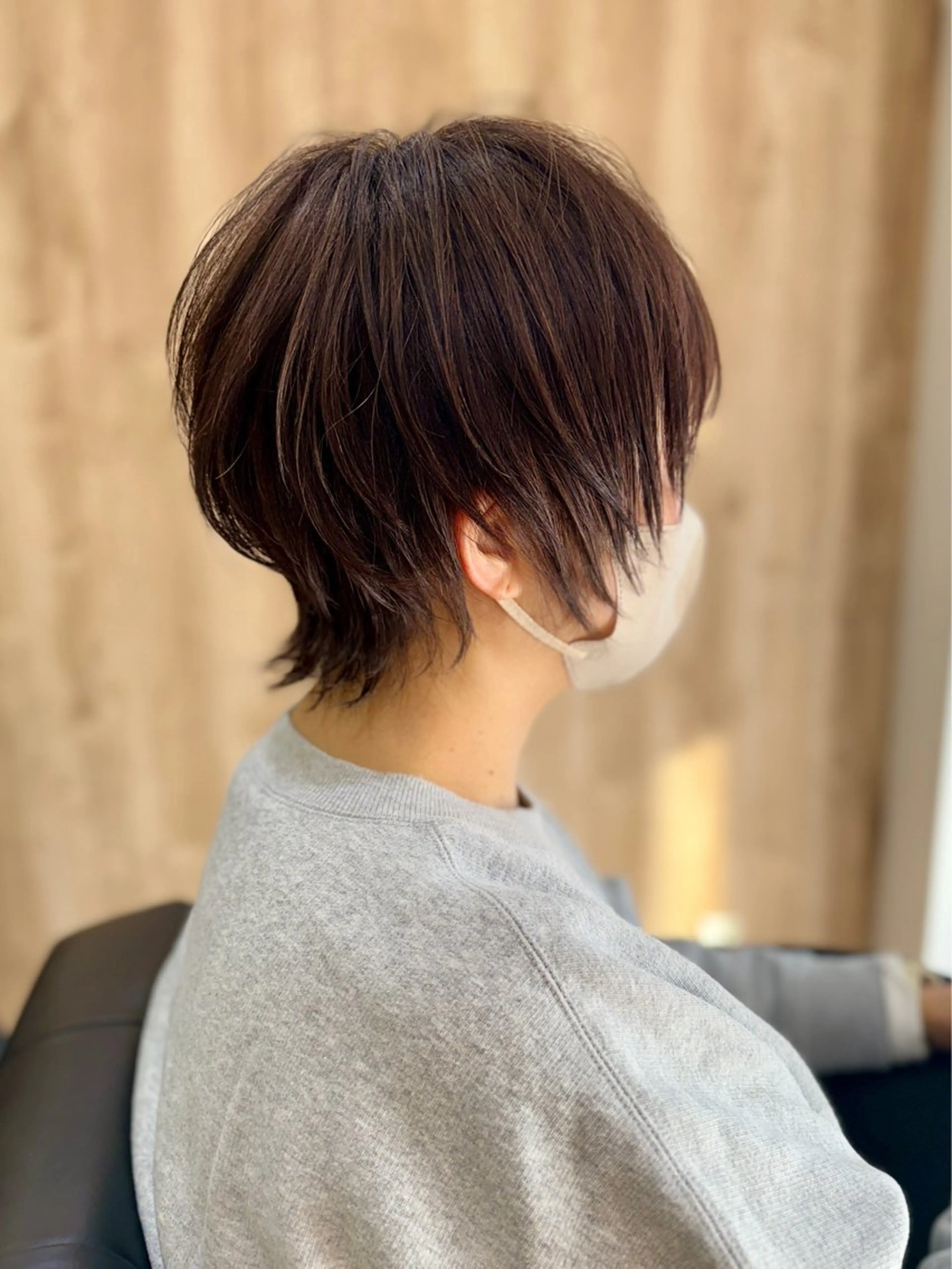 ミディアム ボブ くびれヘア くせ毛 レイヤーカット ウルフカット 髪質改善✨艶カラー MASAYAのヘアスタイル
