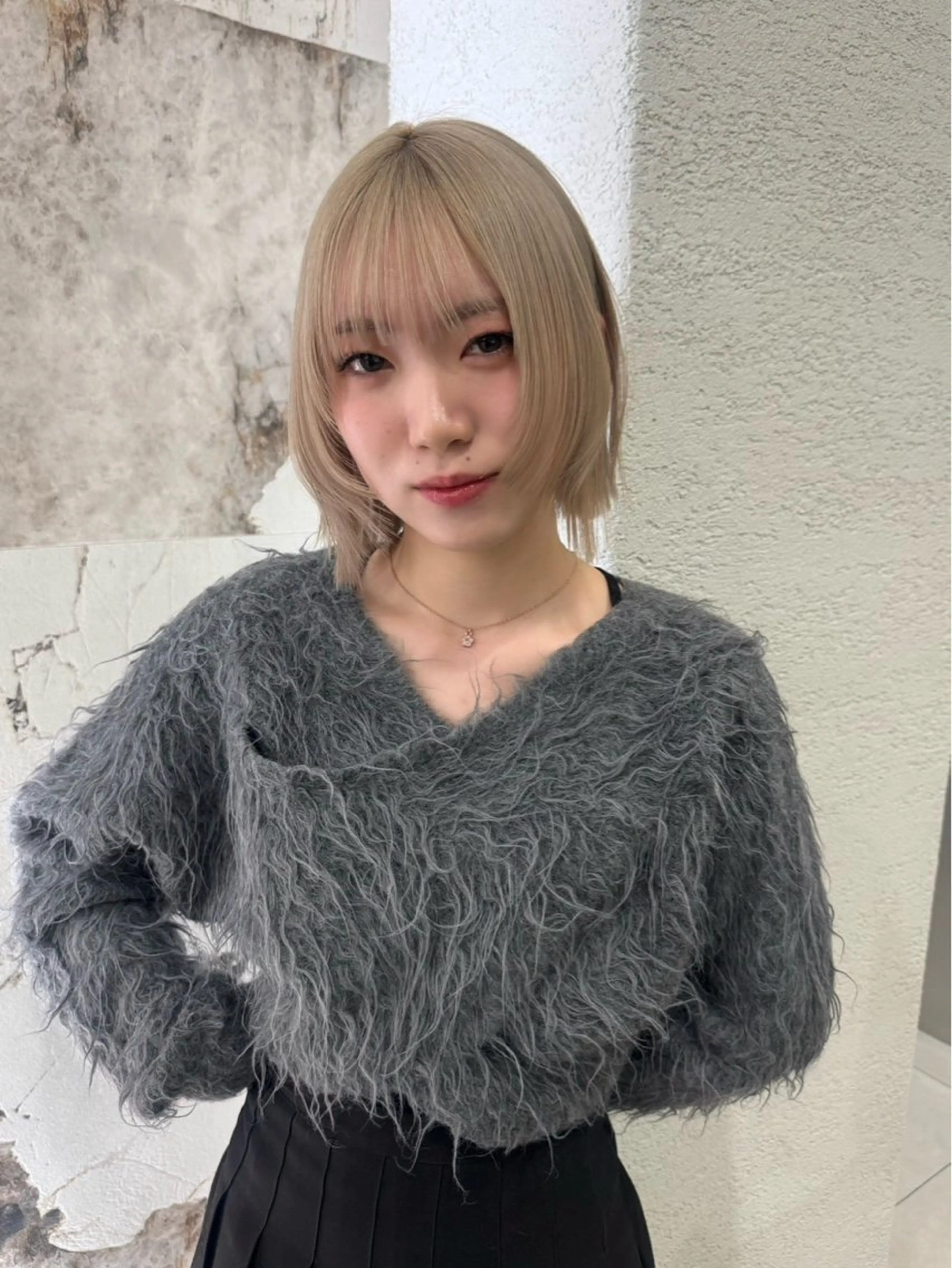 ショート カラー ヘアカラー ヘアセット 栄美容師/kiti /ボブ/ケントのヘアスタイル