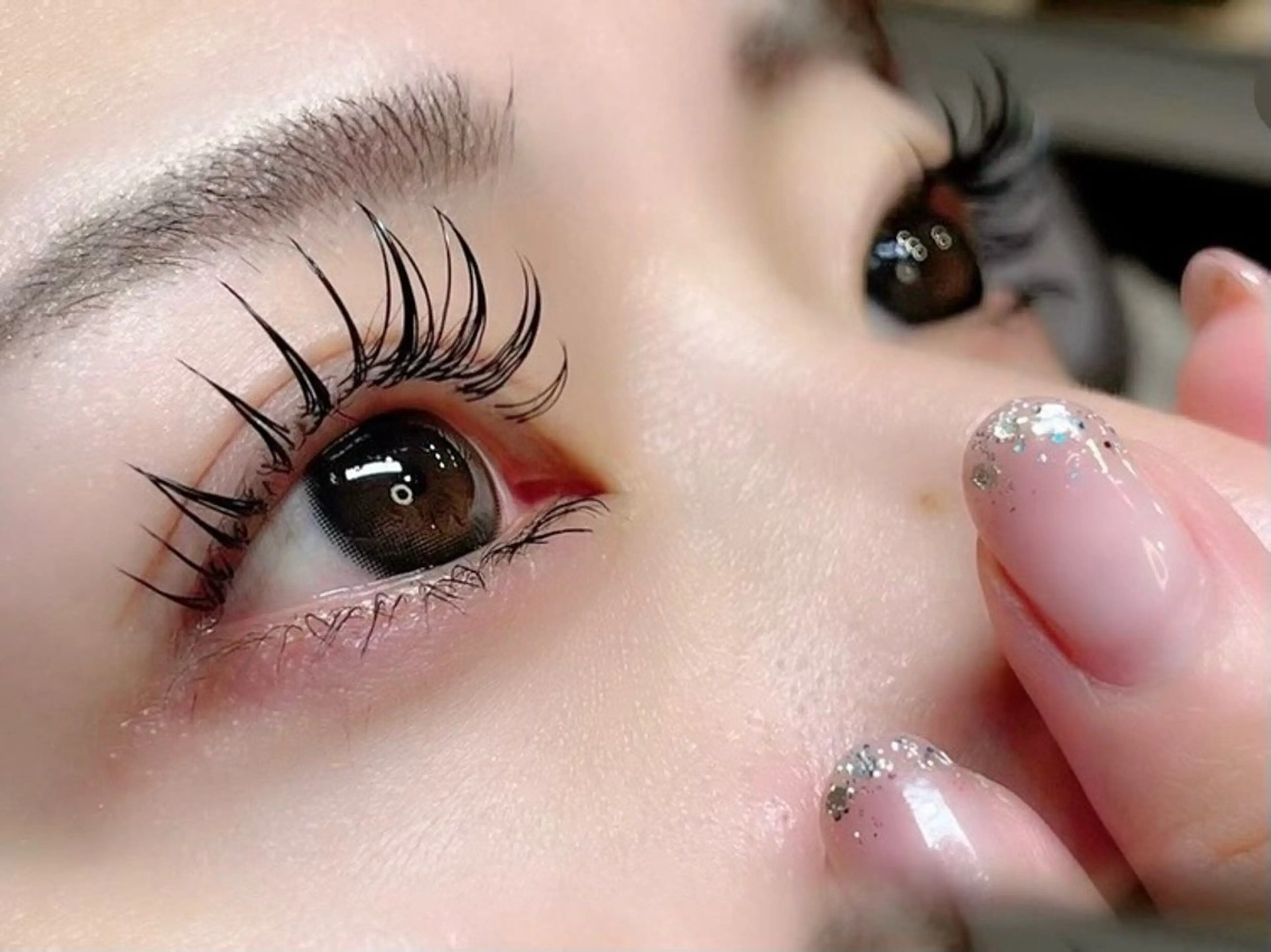 フラットラッシュ140本🪄オフ/アイシャンプー込み🫧の写真