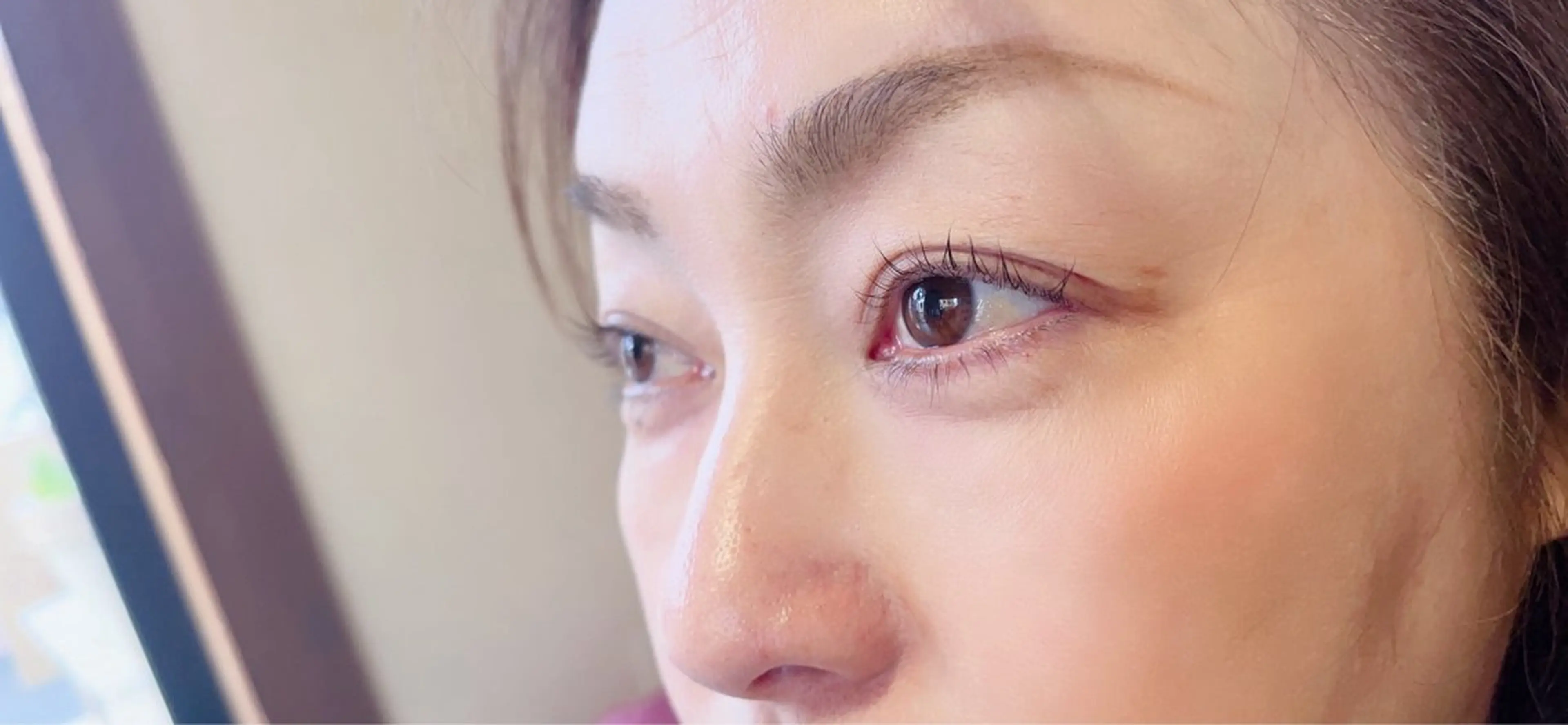 マツエク・マツパ 一重×まつ毛パーマ Perl blueの眉毛・アイブロウイメージ