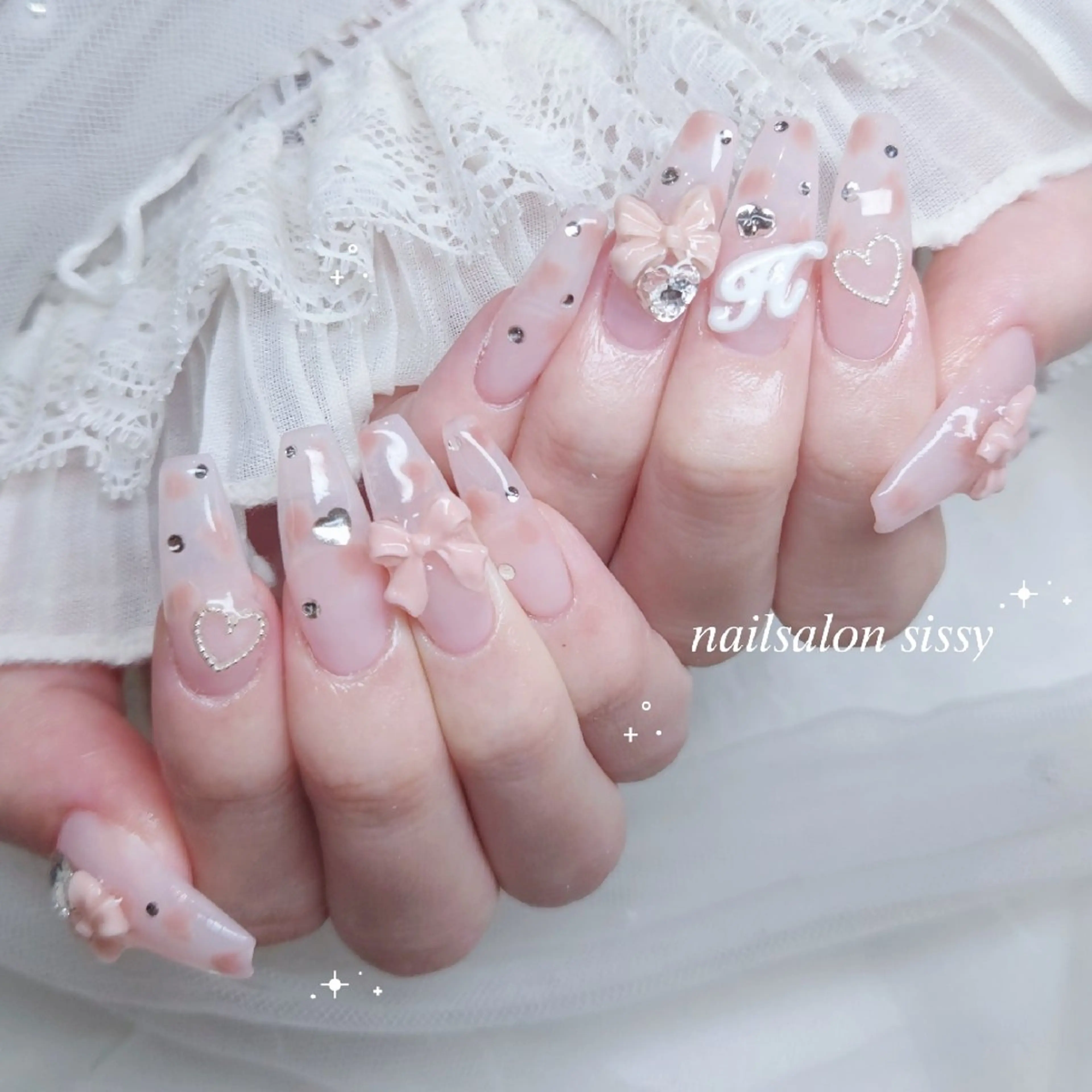 ネイル 春ネイル ハンドネイル sissy hatsuneのネイルデザイン