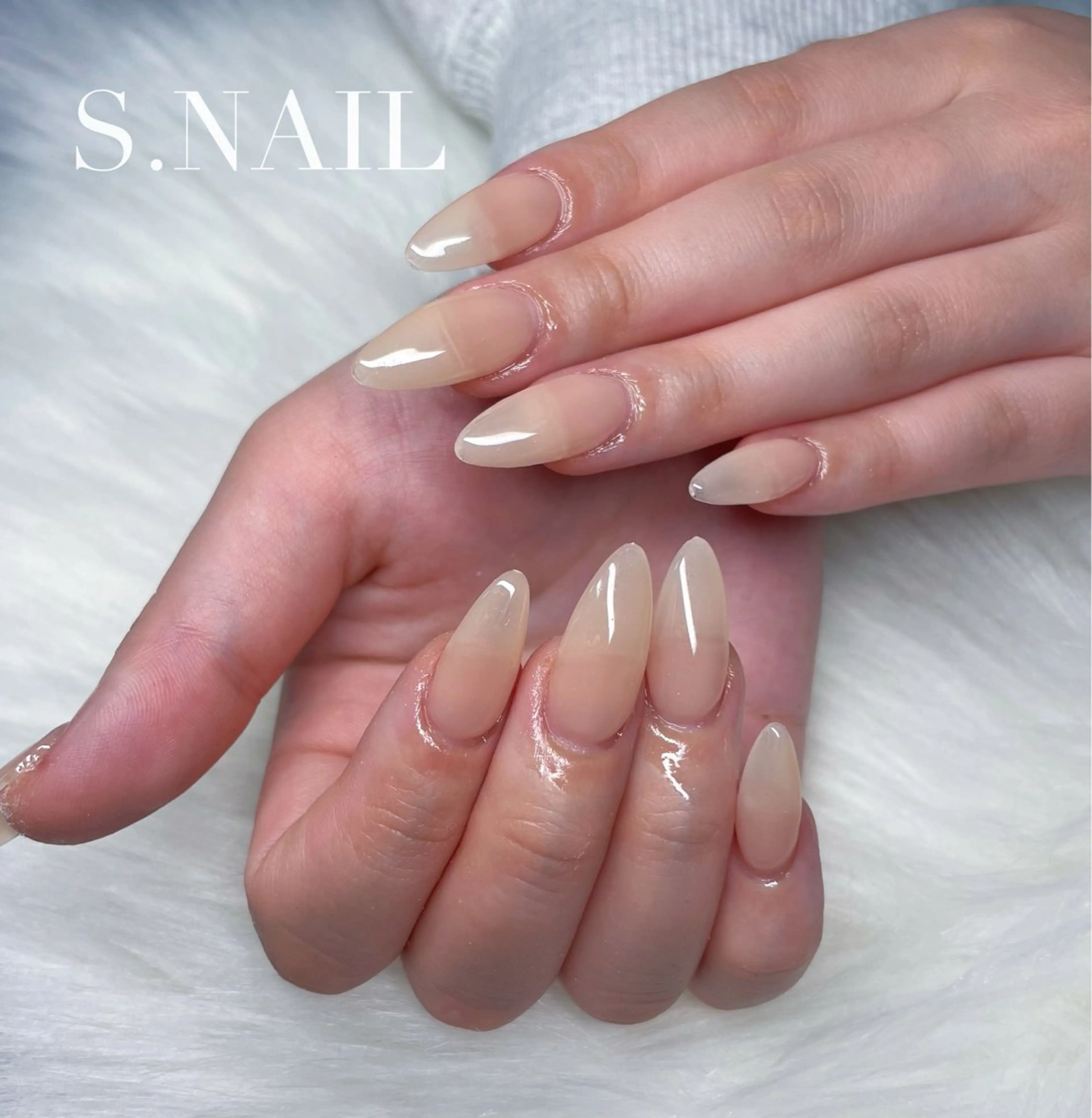 ネイル ワンカラーネイル ハンドネイル S.NAIL Suuのネイルデザイン