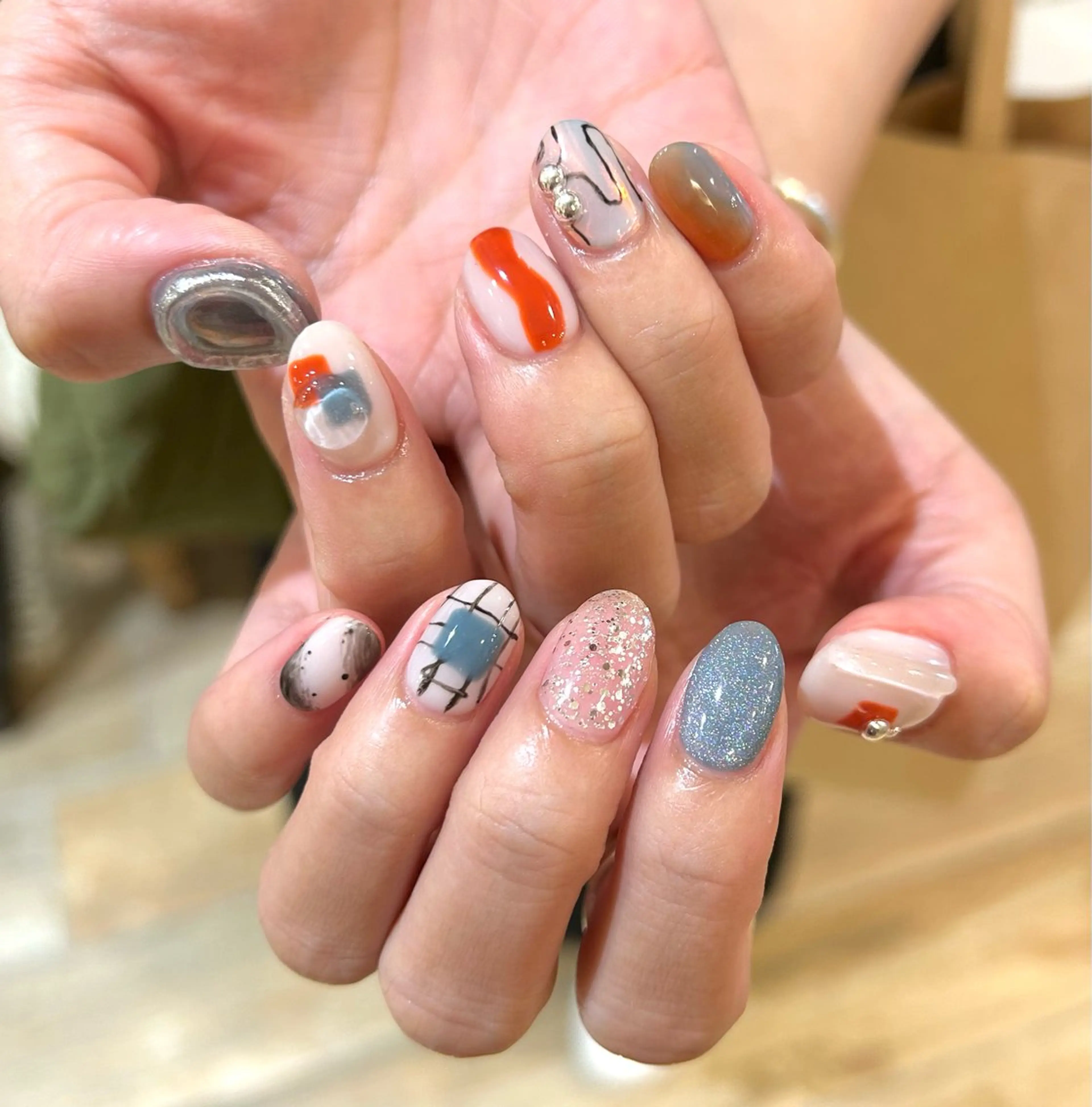 ネイル ハンドネイル 福田 麻耶のネイルデザイン