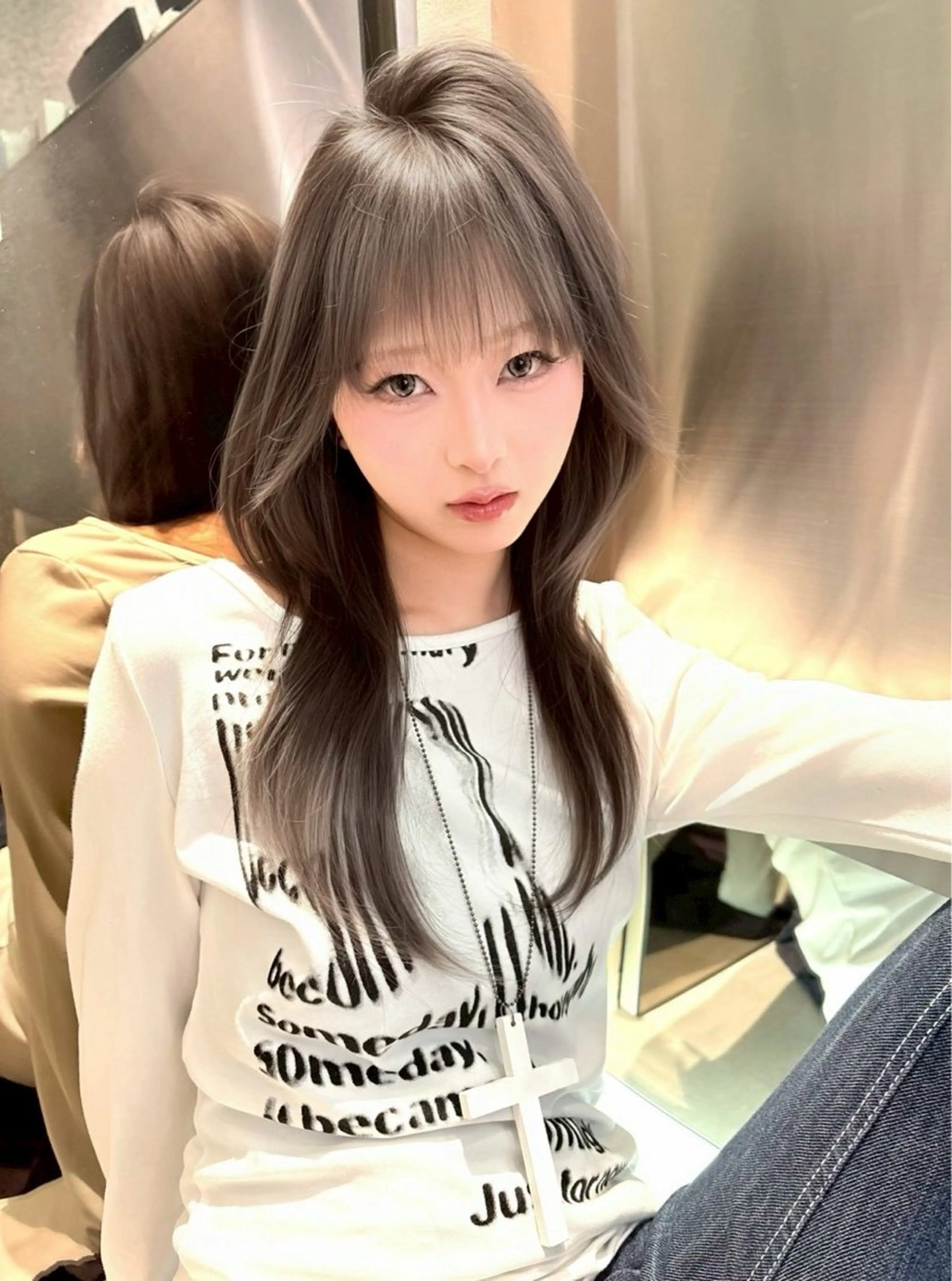 ロング カット ヘアカラー 大宮｜髪質改善×韓国 レイヤー💎しょうまのヘアスタイル