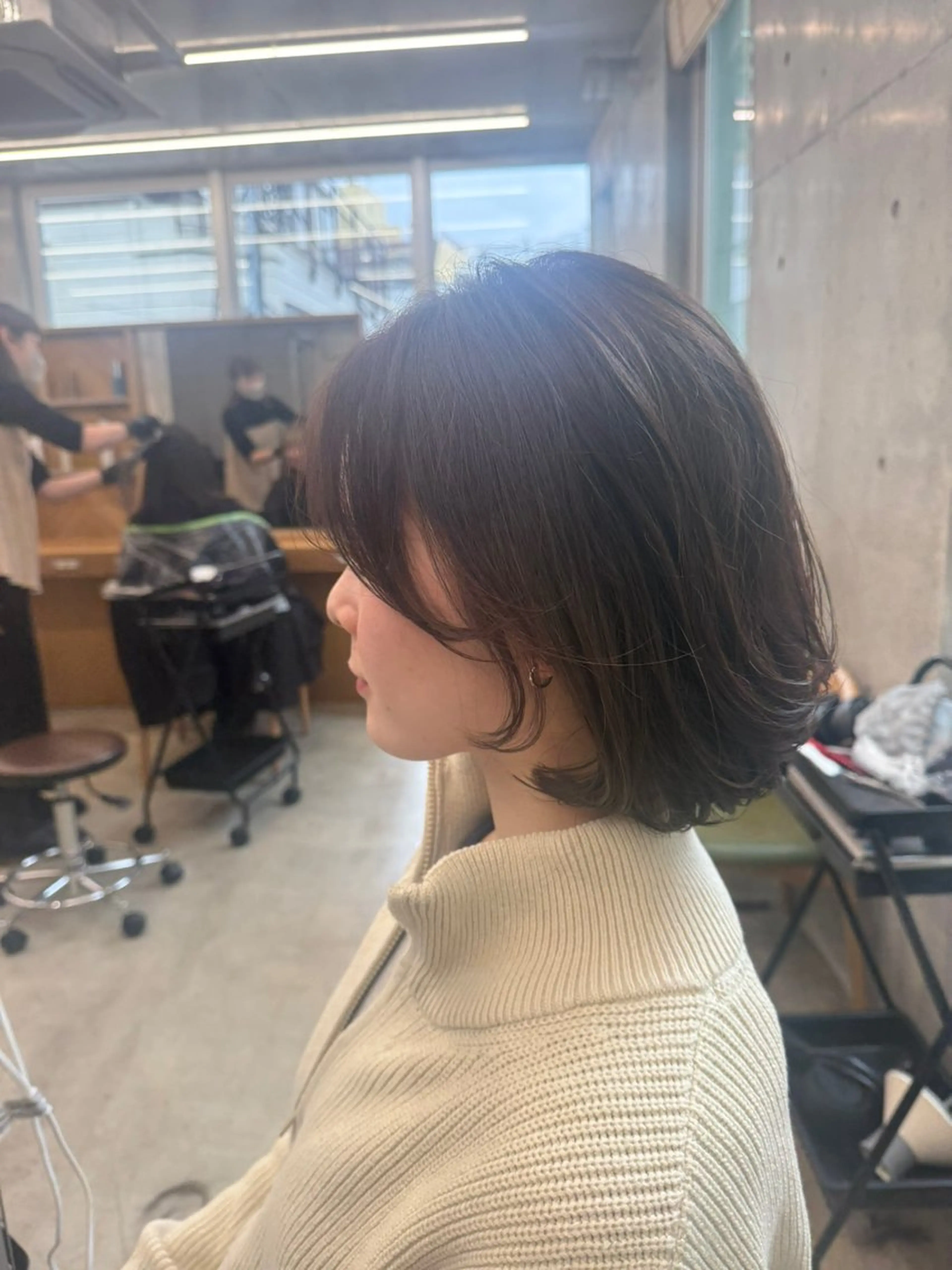 ショート ショートボブ アッシュ ボブ ショートヘア カット ヘアカラー トリートメント 誰より丁寧なカット/ 小林輝/レイヤーのヘアスタイル