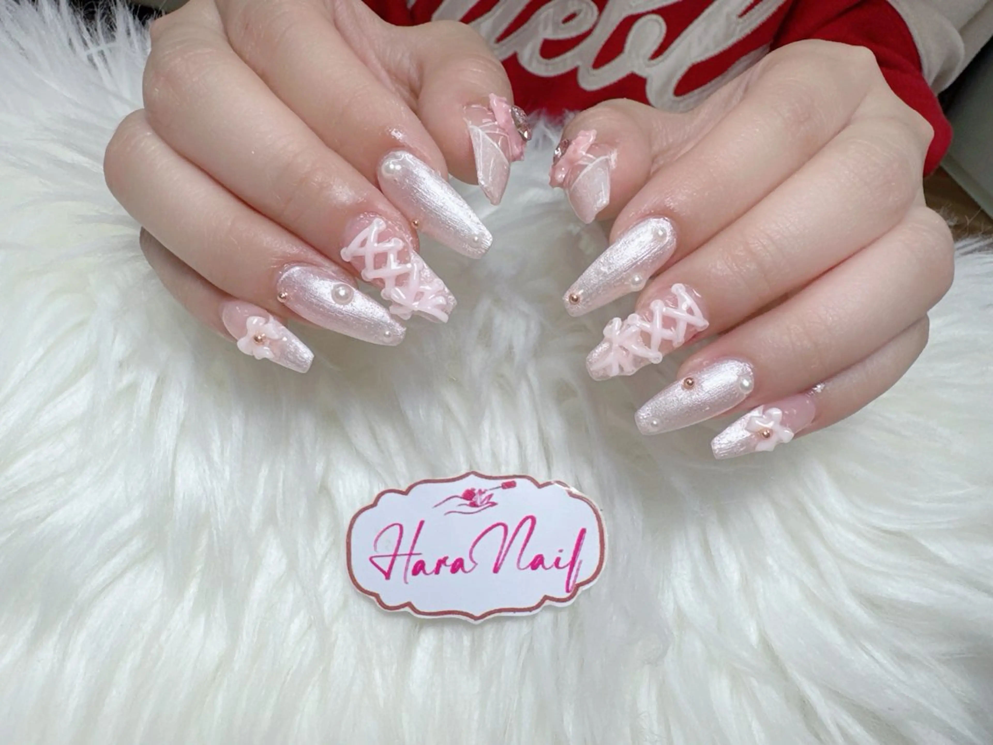 ネイル フレンチネイル グラデーション マグネットネイル ニュアンスネイル オフィスネイル ハンドネイル ハンドケア Hara Nail 【持ち込みOK】のネイルデザイン