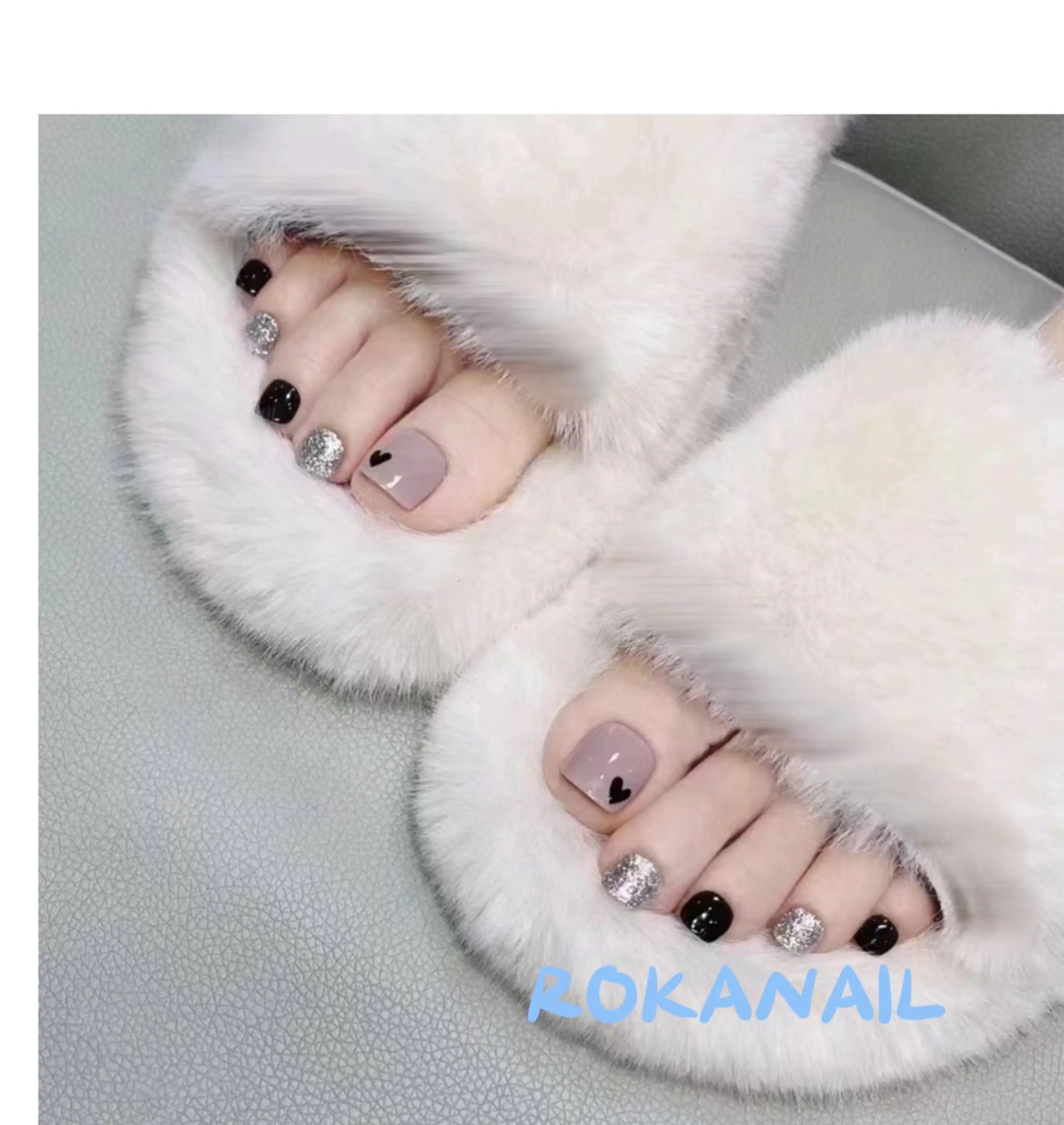 ネイル フットネイル 長さだし専門店 ROKANAILのネイルデザイン