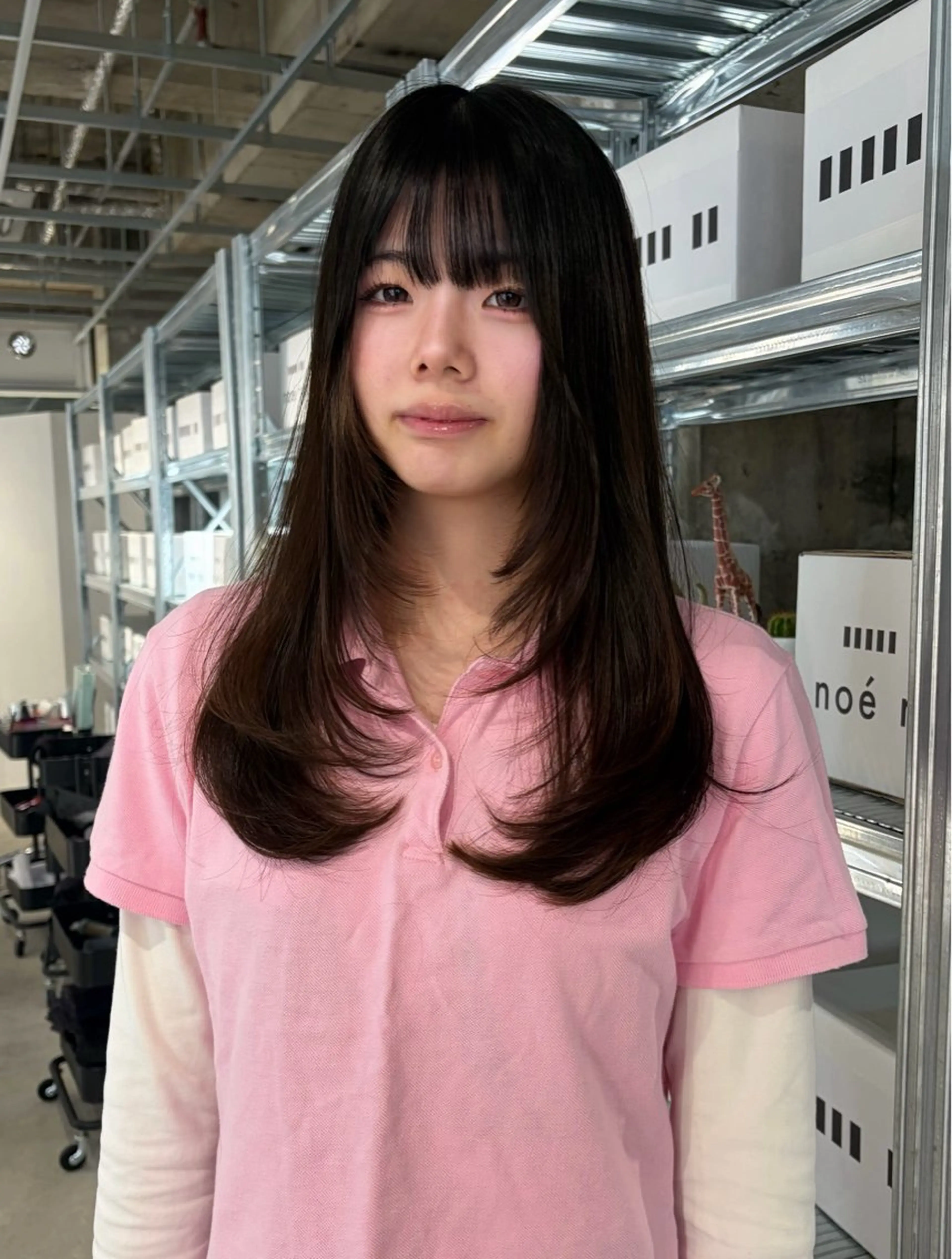 ロング カット トリートメント ダブルカラー/レイヤ ーカット 🤍ゆきなのヘアスタイル