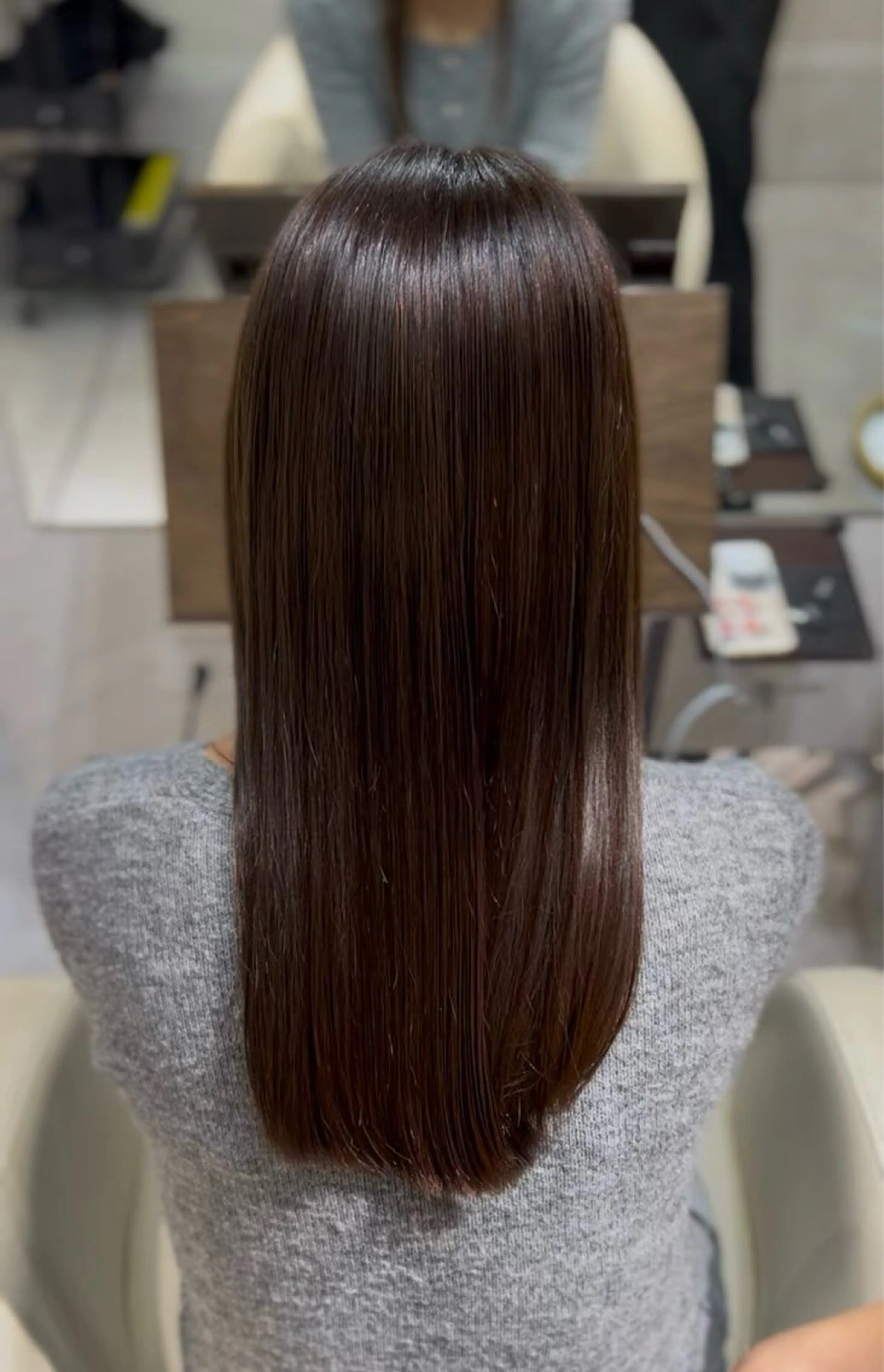 セミロング ヘアカラー トリートメント 駒井 翔星のヘアスタイル