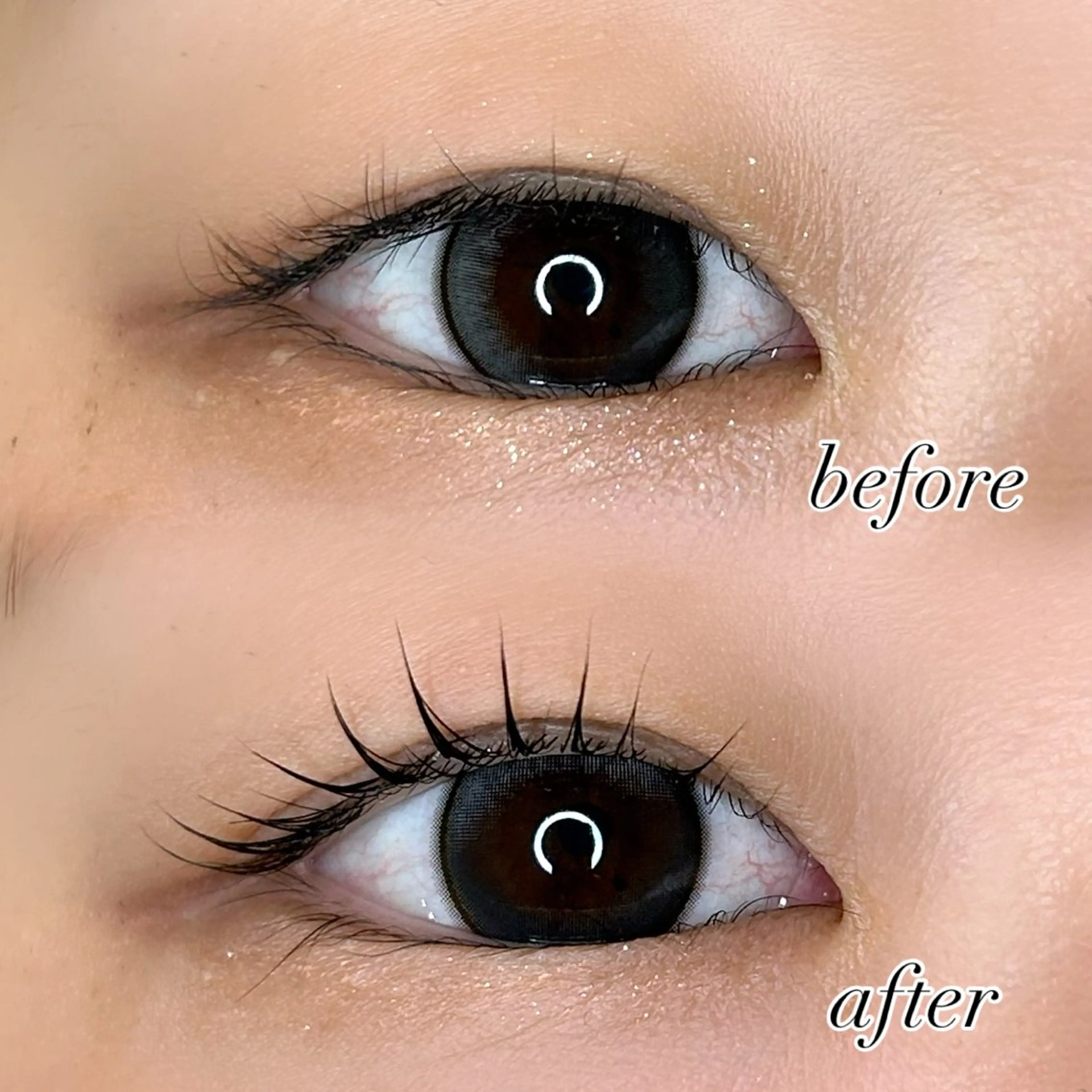 マツエク・マツパ パリジェンヌラッシュリフト 一重×まつ毛パーマ マツパ 細川 la beaux中津のマツエク・マツパデザイン