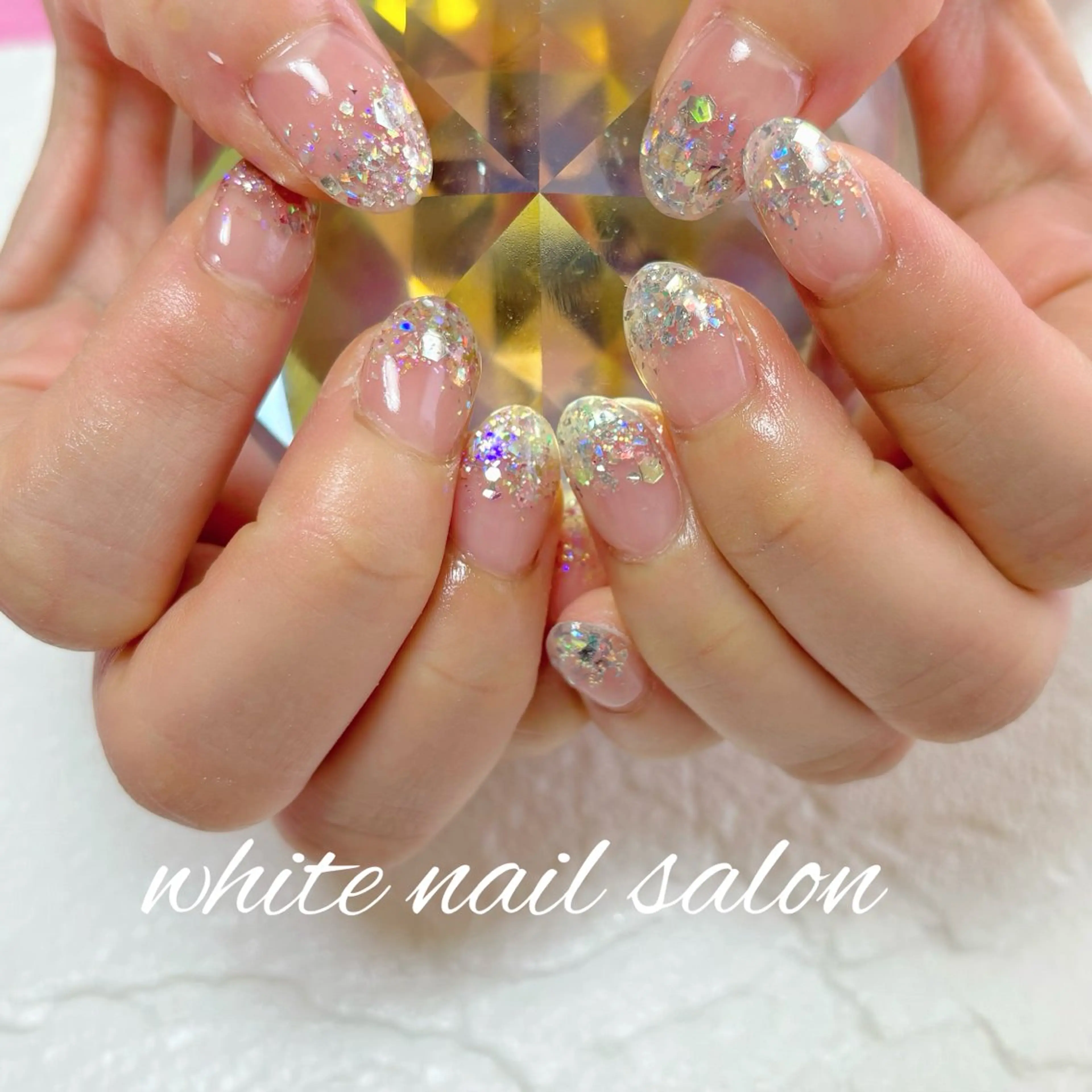 ネイル ホワイト ハンドネイル white nail salonのネイルデザイン