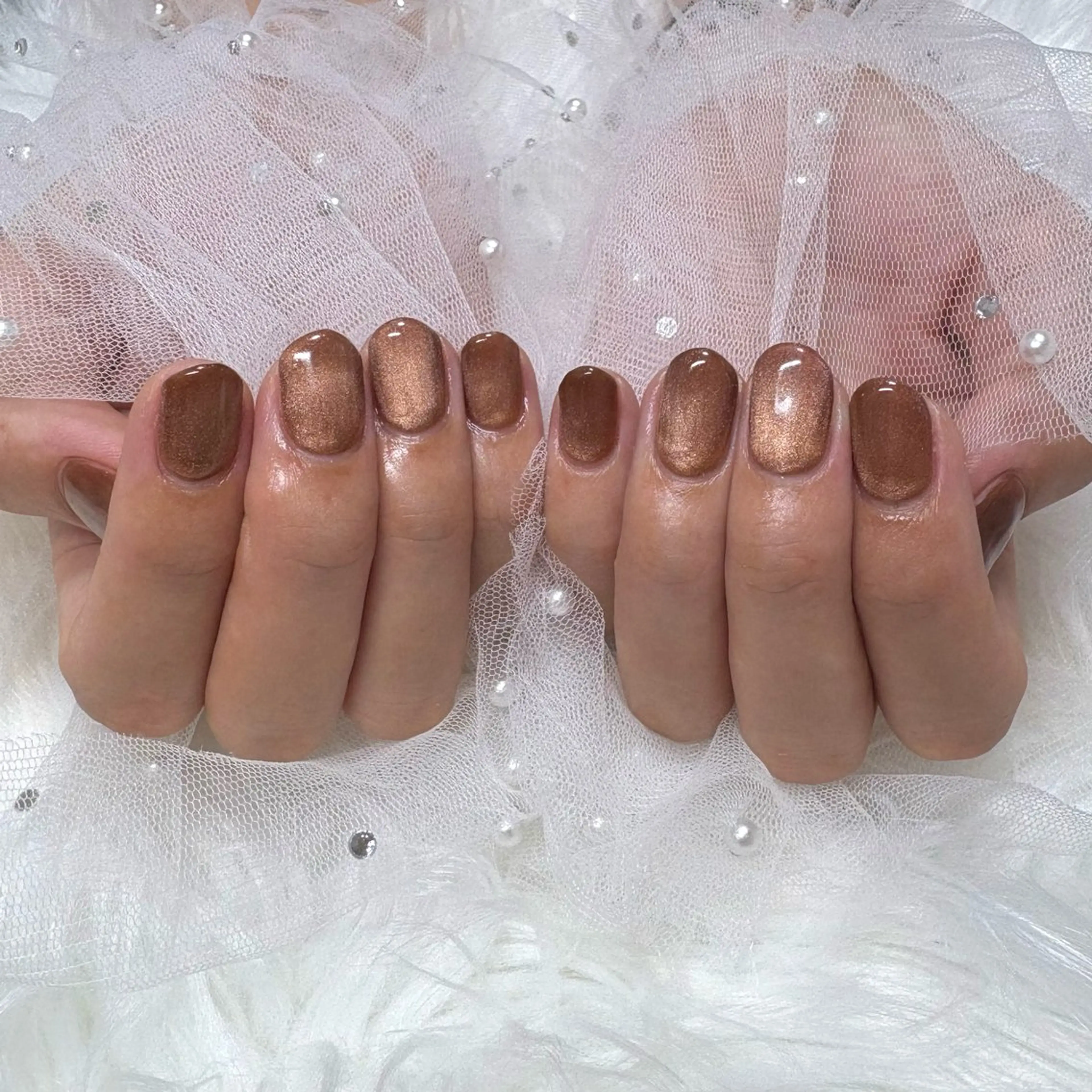 ネイル マグネットネイル ハンドネイル SHINE nail salonのネイルデザイン