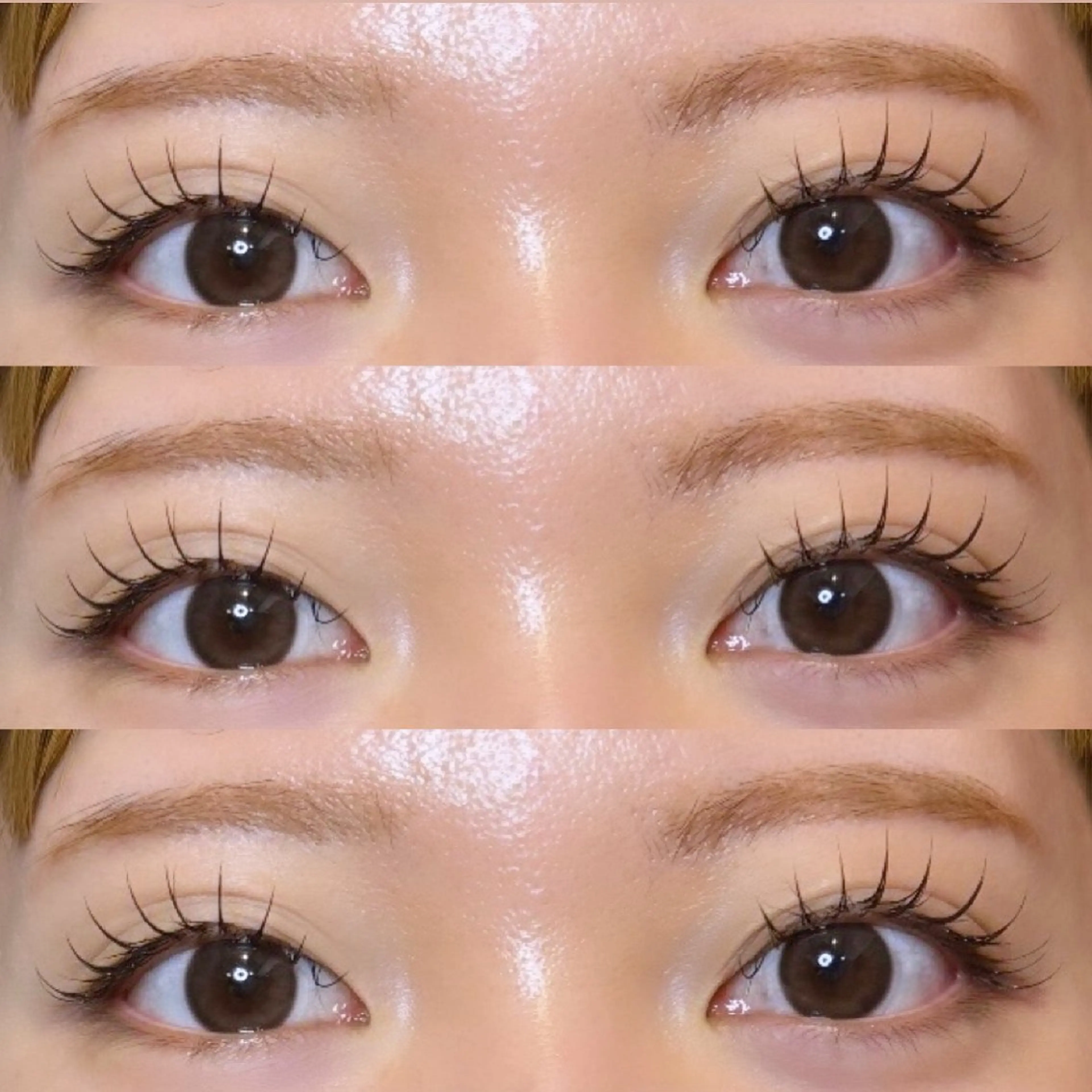 マツエク・マツパ カラーマツエク フラットラッシュ トマツ ミユのマツエク・マツパデザイン