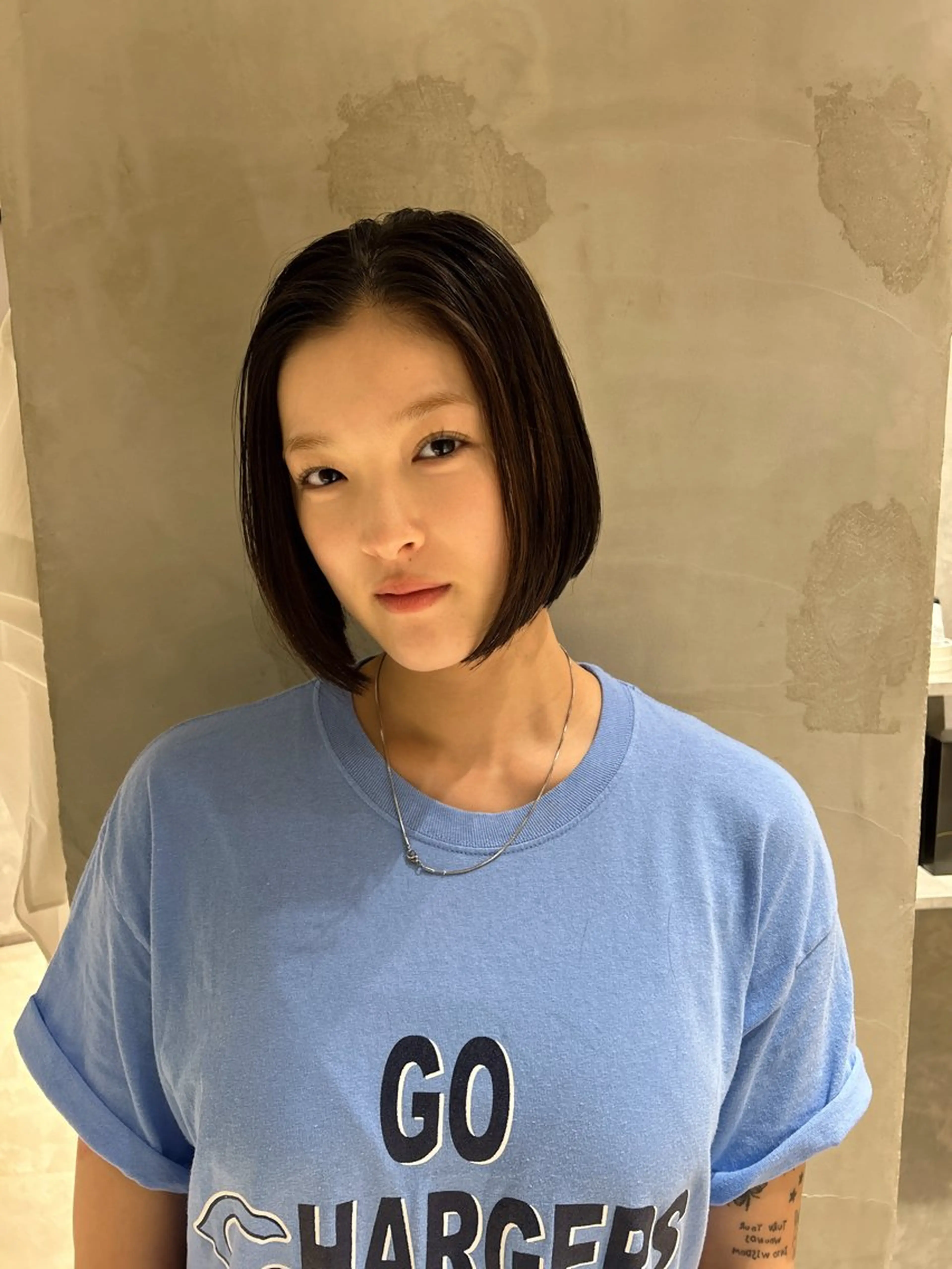 ミディアム ボブ 似合わせカット 金田 駿之介のヘアスタイル
