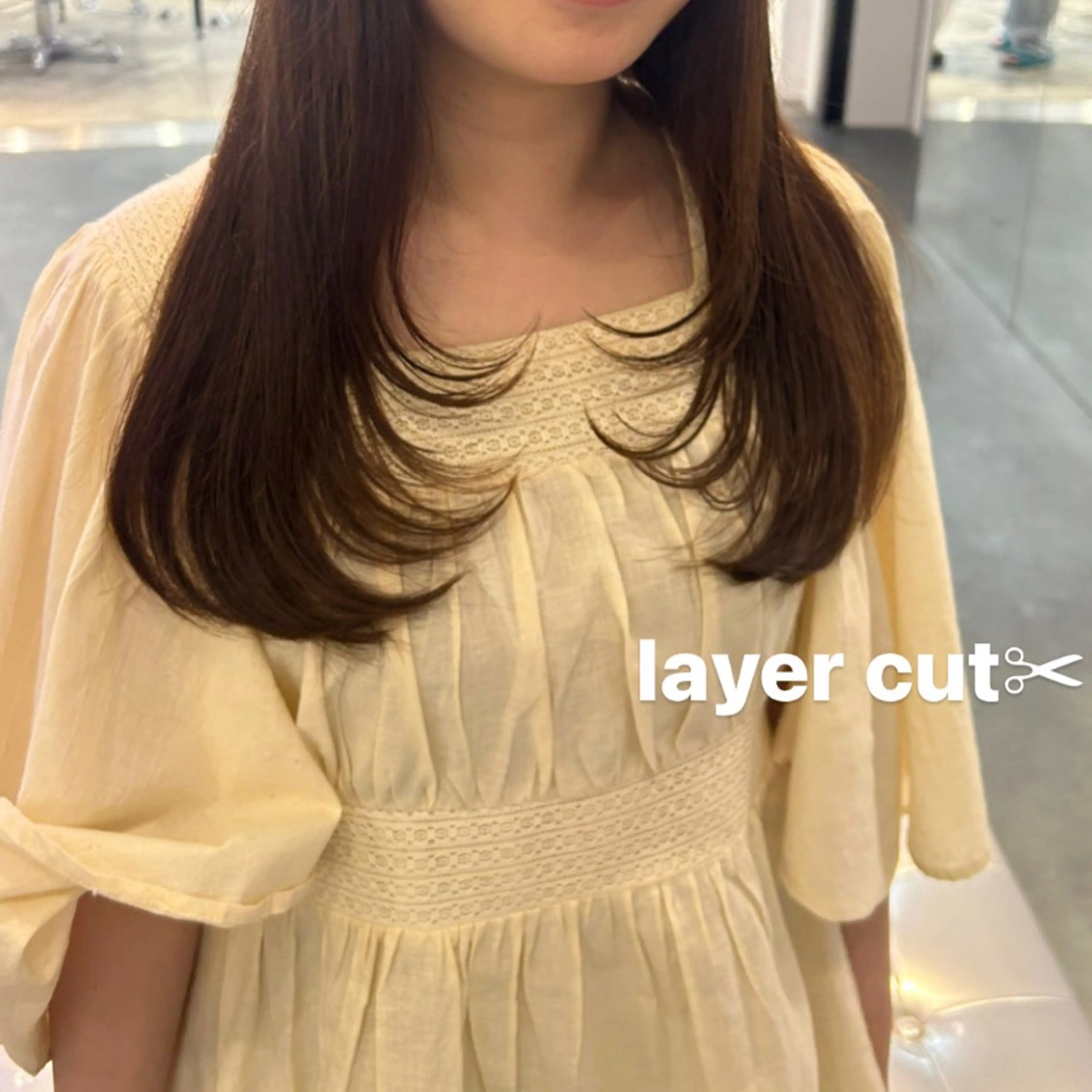 ロング 🌷ラベンダーピンク 顔まわり🌷ねいろのヘアスタイル