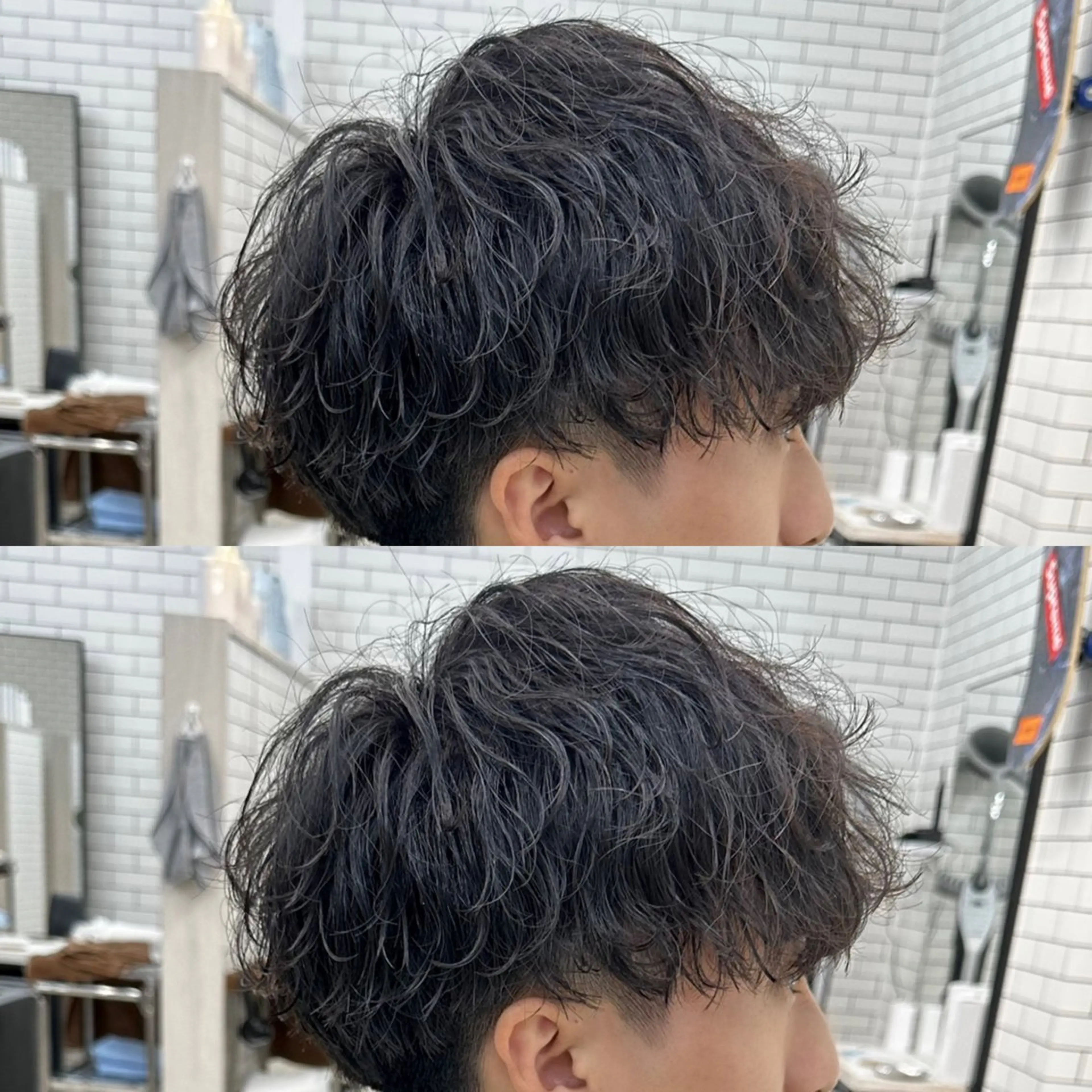 パーマ メンズ メンズパーマ 波巻きパーマ スパイラルパーマ メンズ特化✂️ 小枝 優生のヘアスタイル